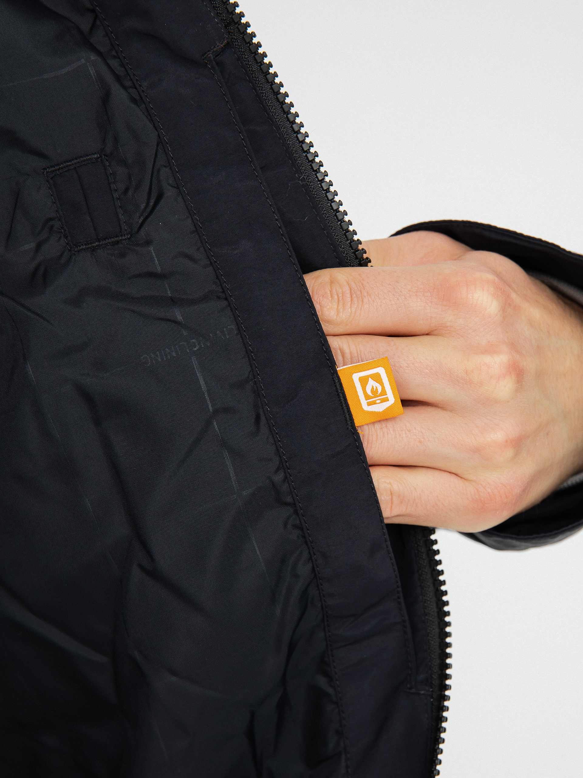 Férfi Burton Peasy Snowboard dzseki (true black/aerial pines)