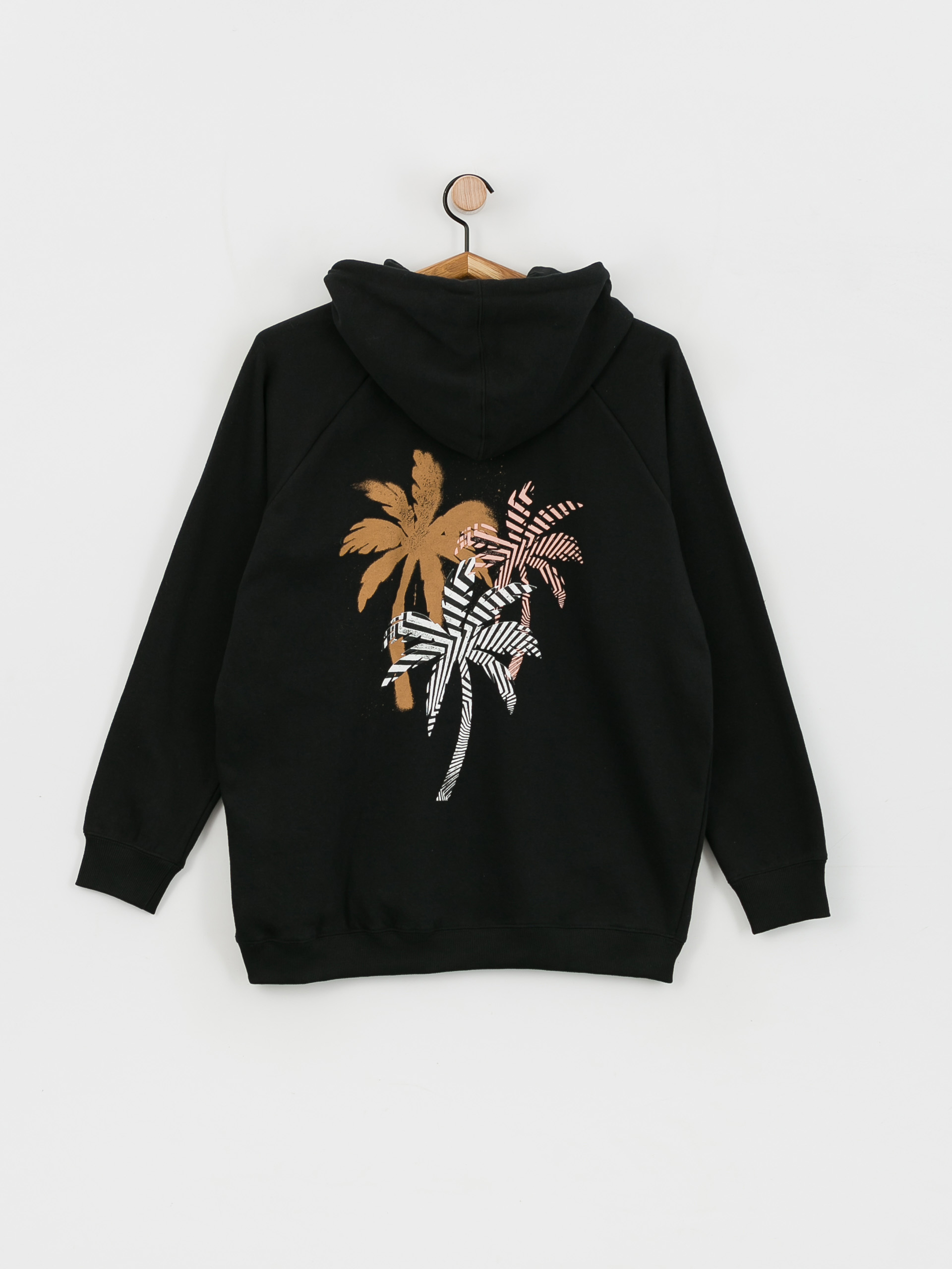 Volcom Truly Stoked Bf HD Kapucnis pulóver (black)