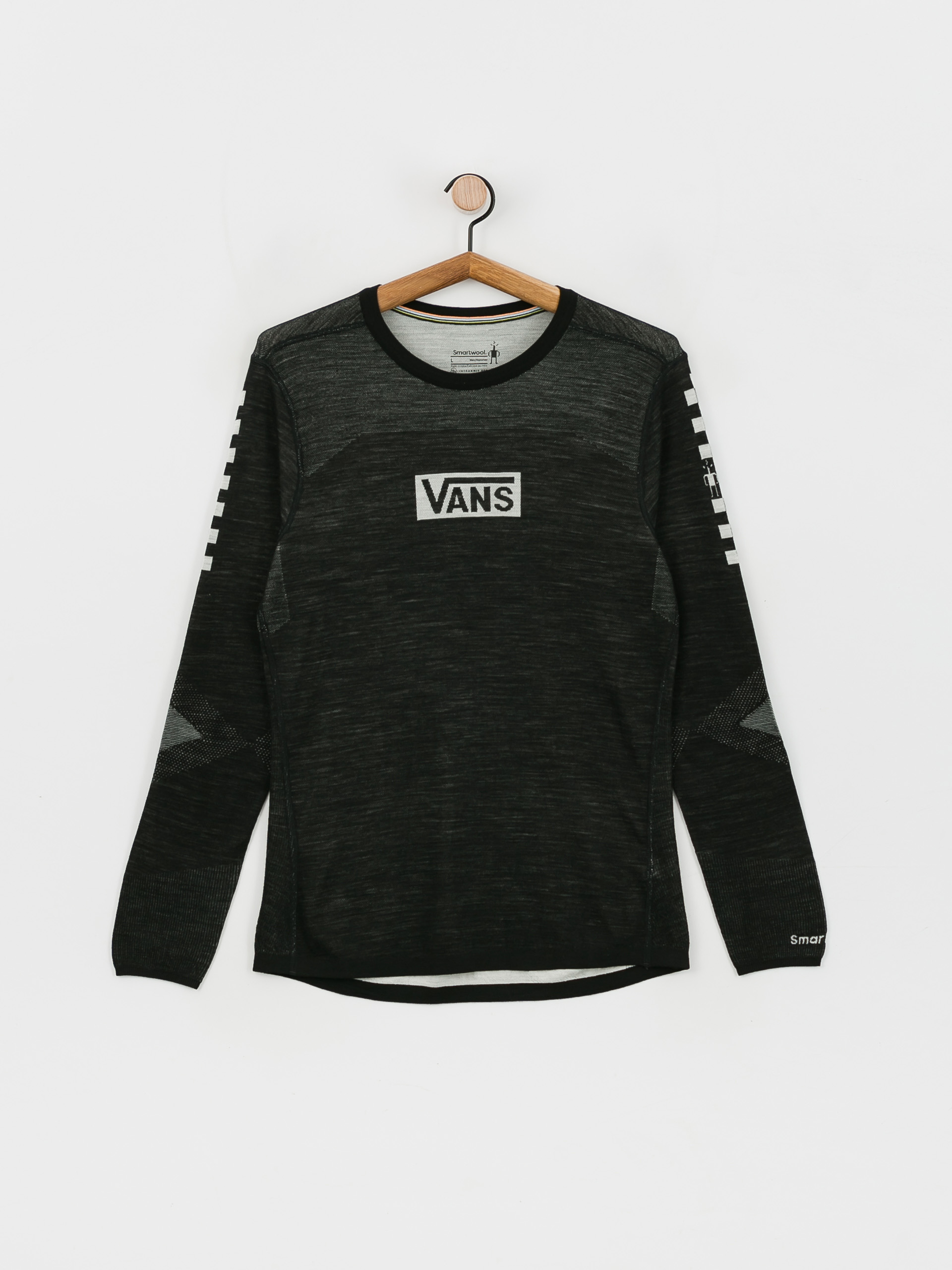 Férfi Vans X Smartwool Intraknit Merino Crew Hosszú ujjú thermo felső (black)