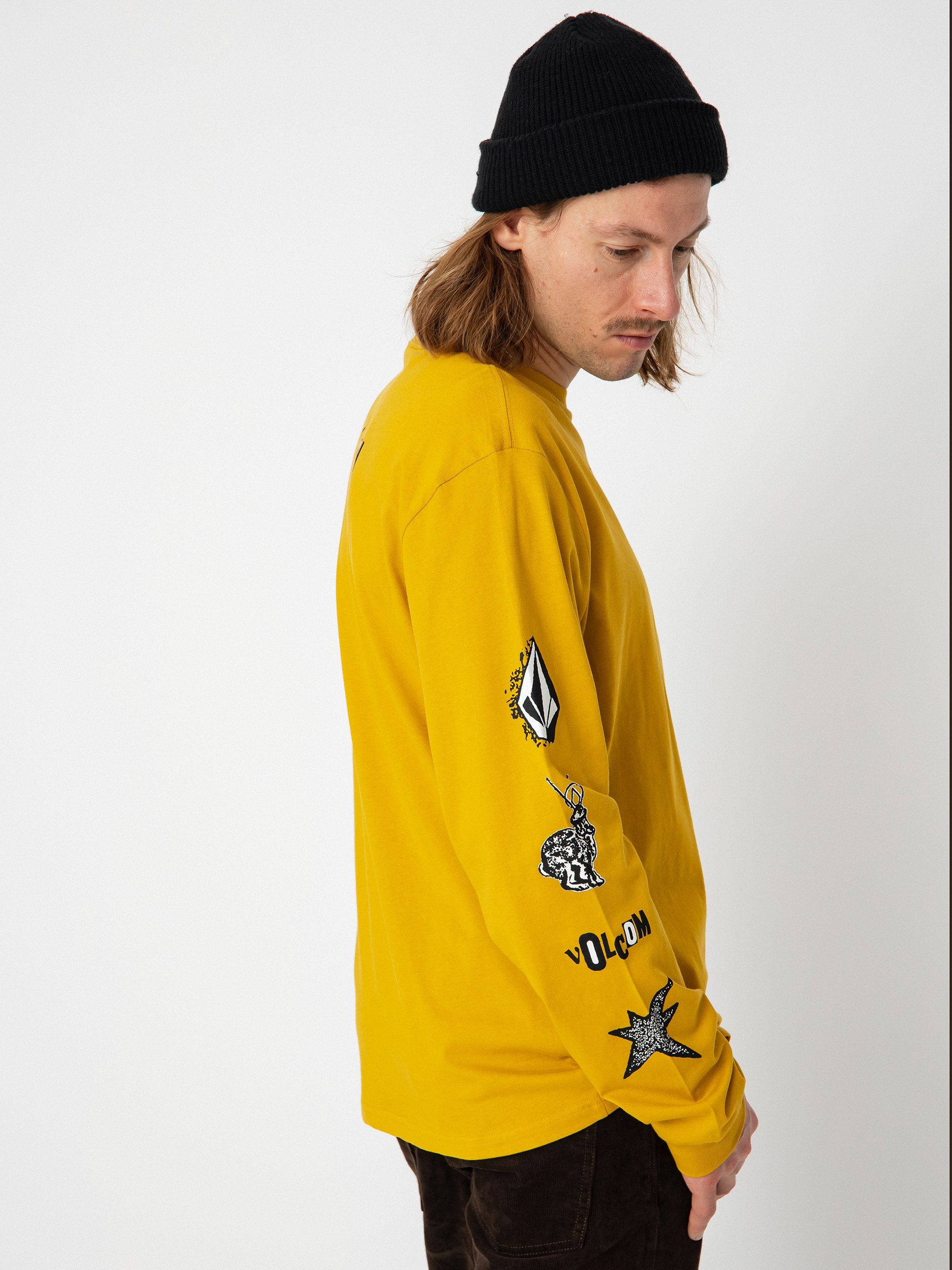 Volcom Heritage Lst Hosszú ujjú felső (honey gold)