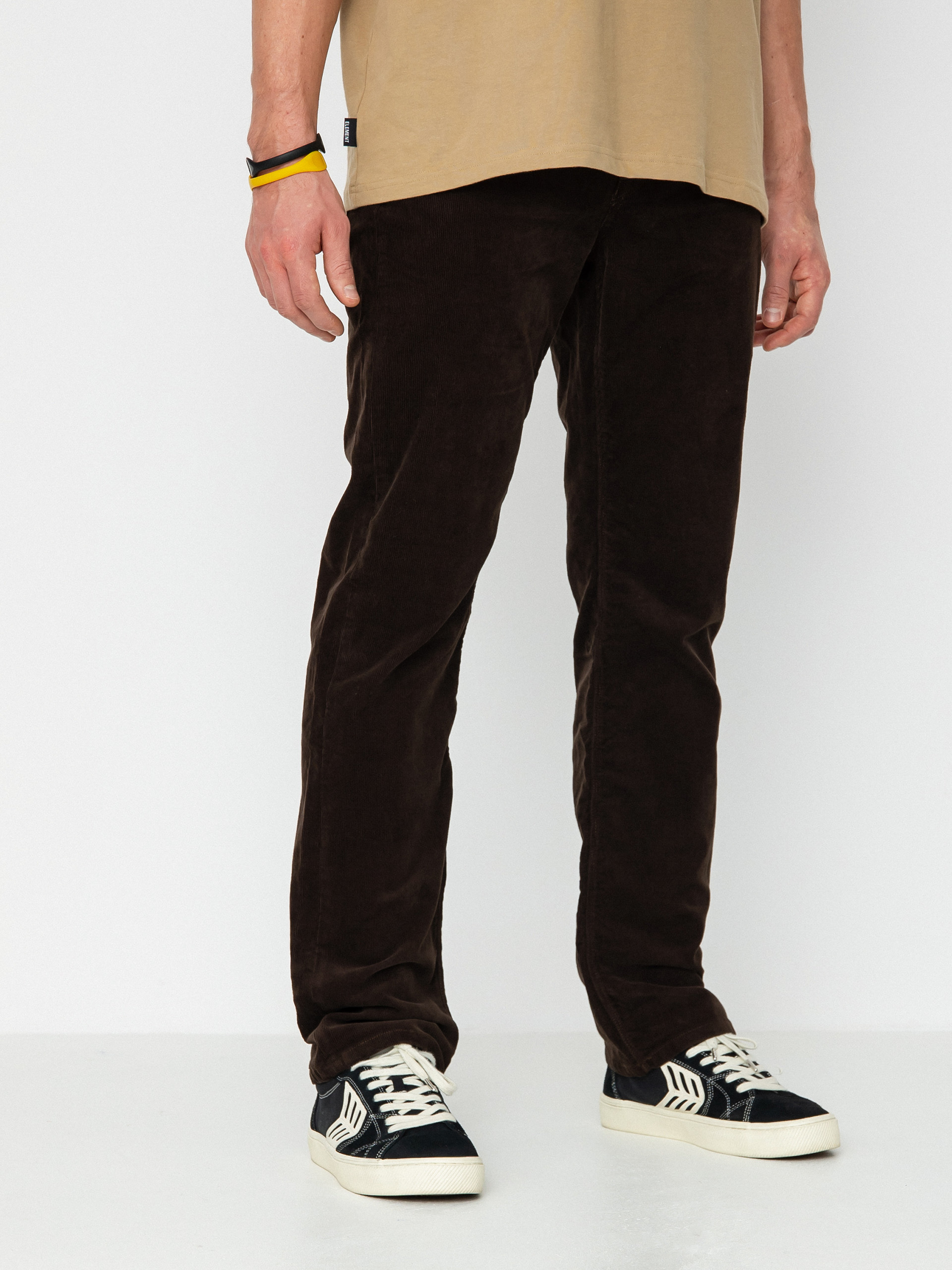 Volcom Solver 5 Pocket Cord Kisnadrág (dark brown)