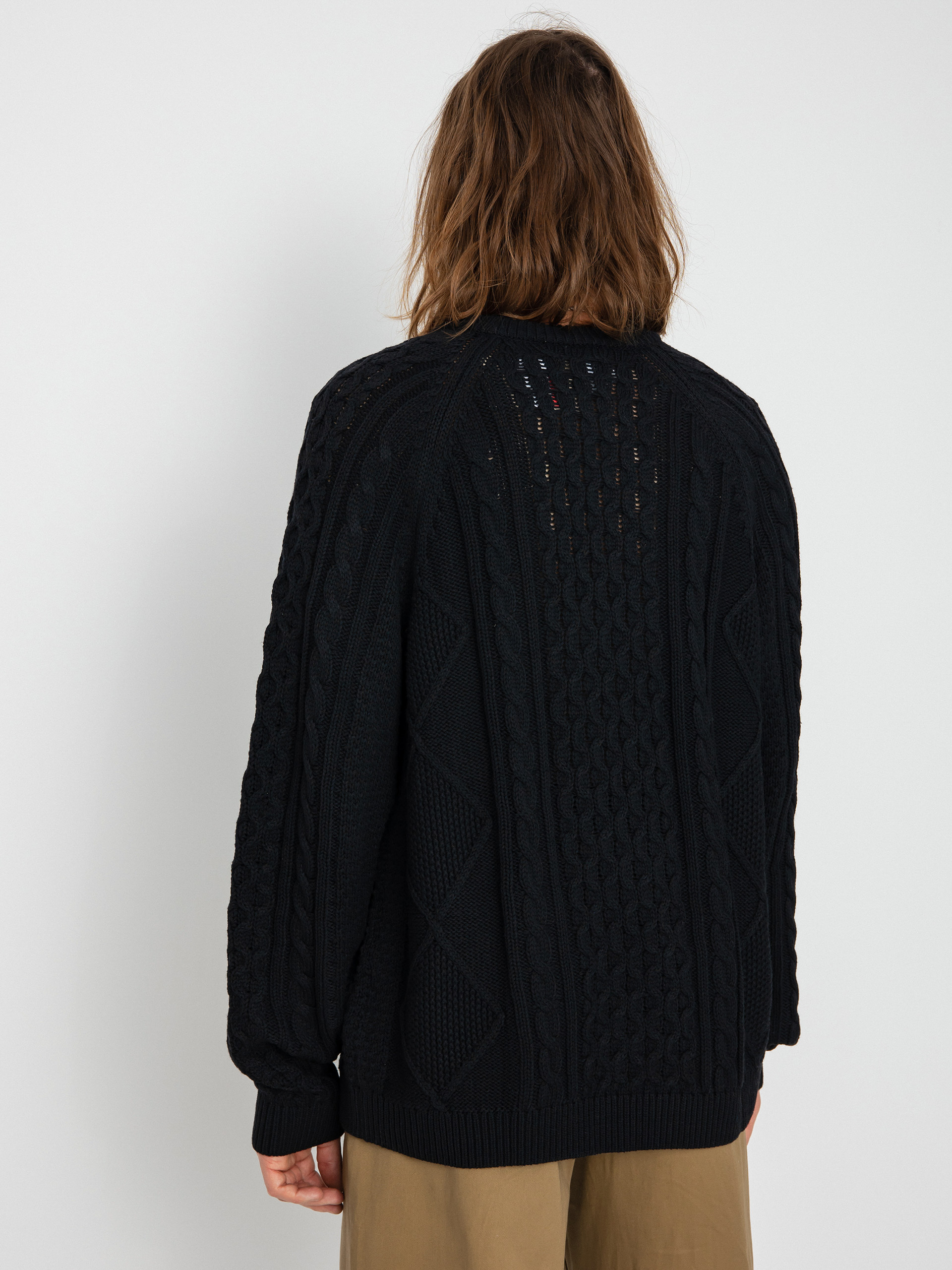 Nike SB Cable Knit Pulóver (black)