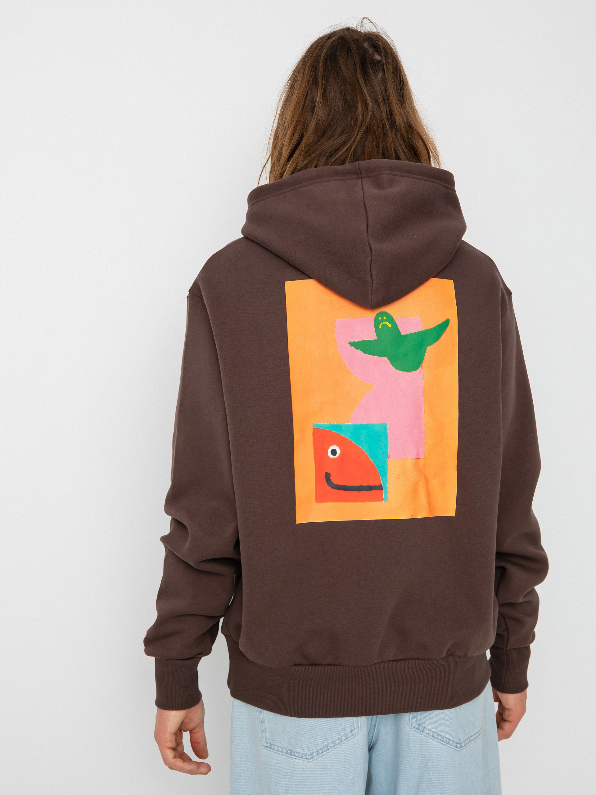 adidas G Shmoo 2 HD Kapucnis pulóver (brown/multco)