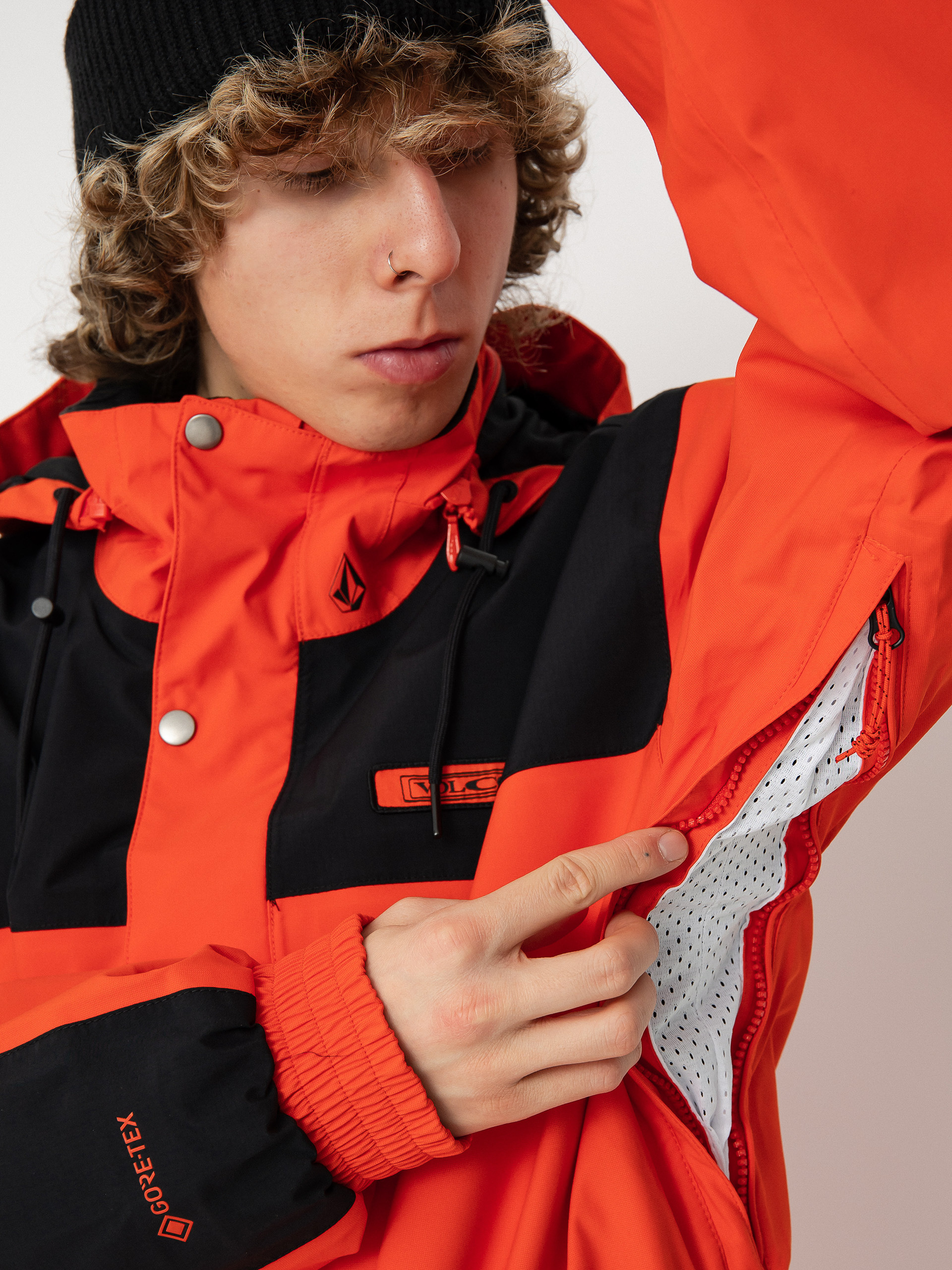 Férfi Volcom Longo Gore Tex Snowboard dzseki (orange shock)