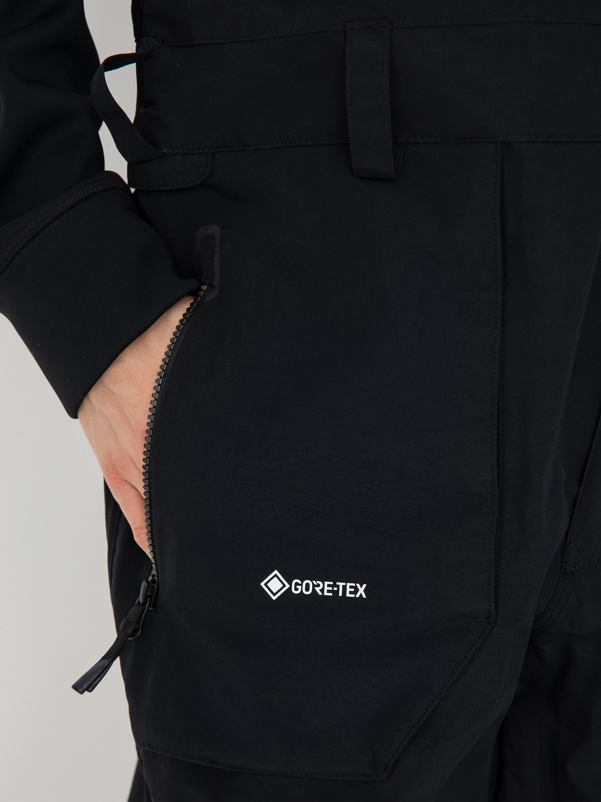 Férfi Volcom Rain Gore Tex Bib Overall Snowboard nadrág (black)