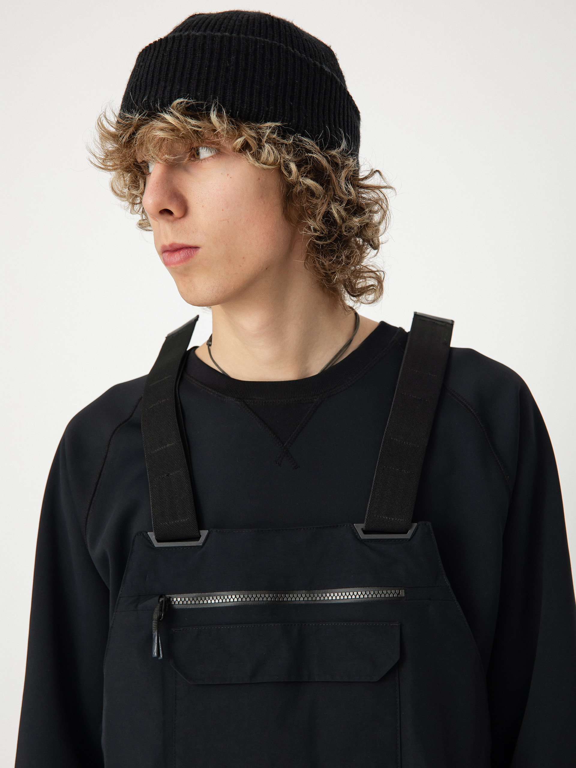 Férfi Volcom Rain Gore Tex Bib Overall Snowboard nadrág (black)