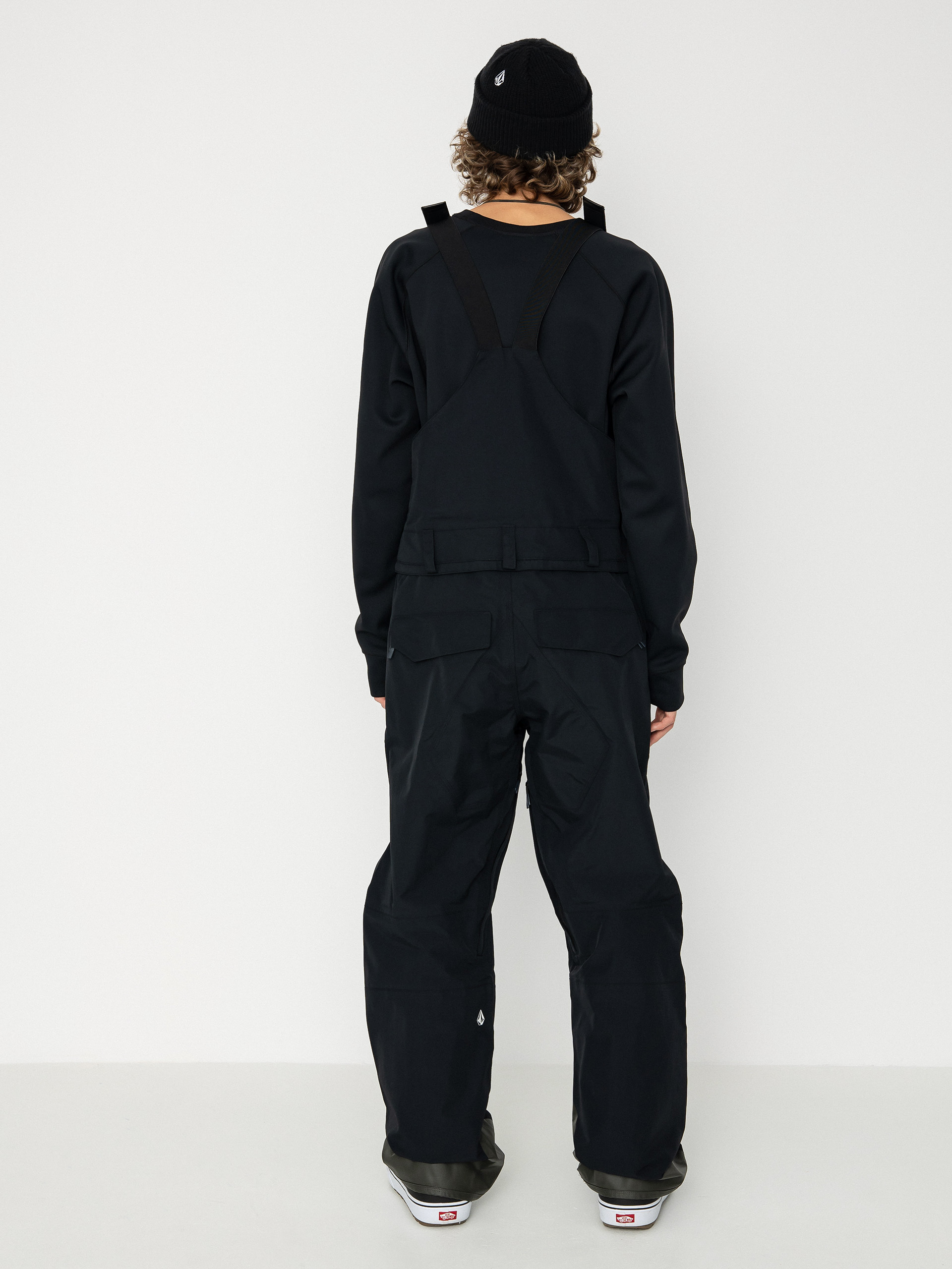 Férfi Volcom Rain Gore Tex Bib Overall Snowboard nadrág (black)