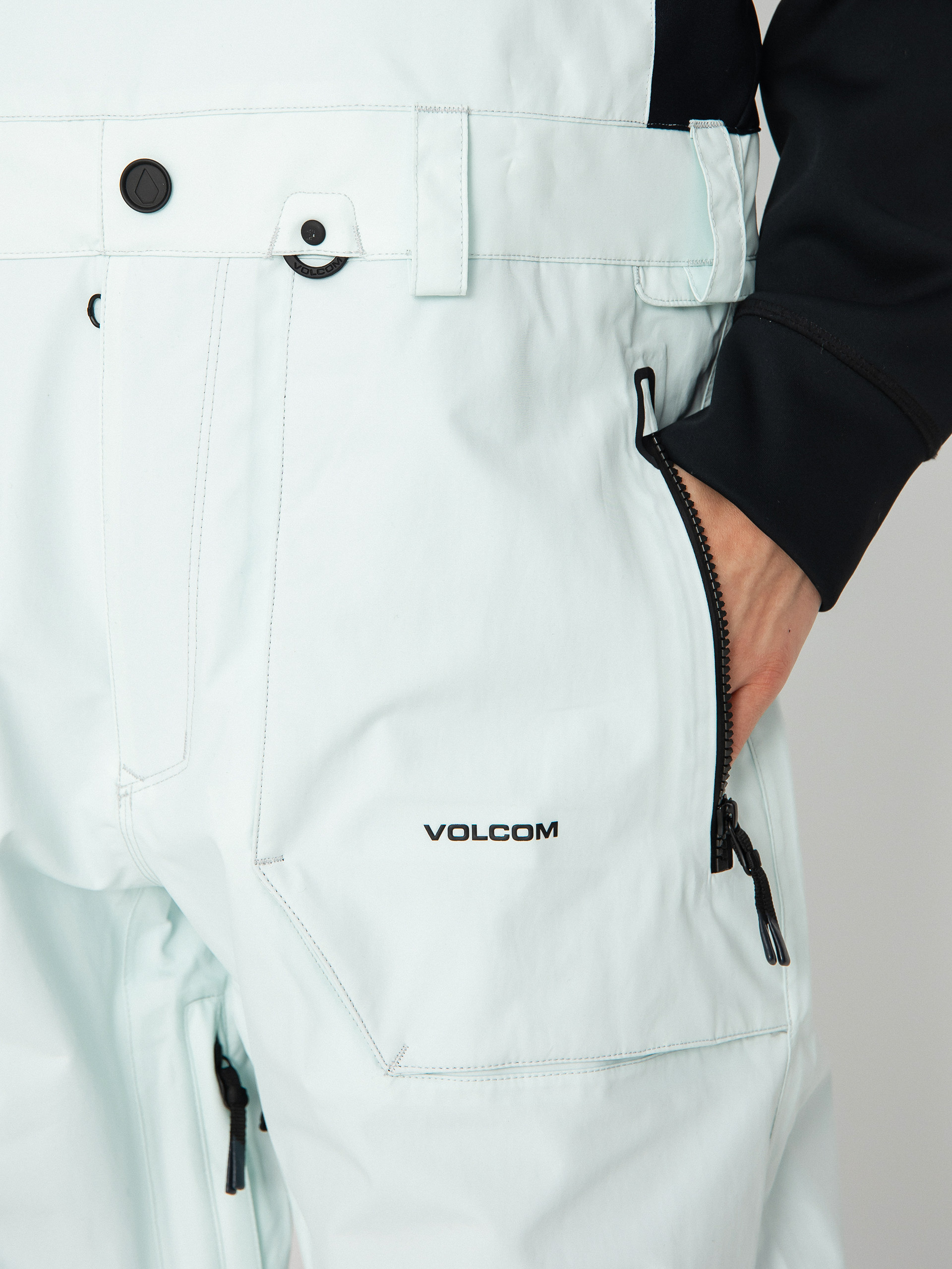 Férfi Volcom Rain Gore Tex Bib Overall Snowboard nadrág (sky)