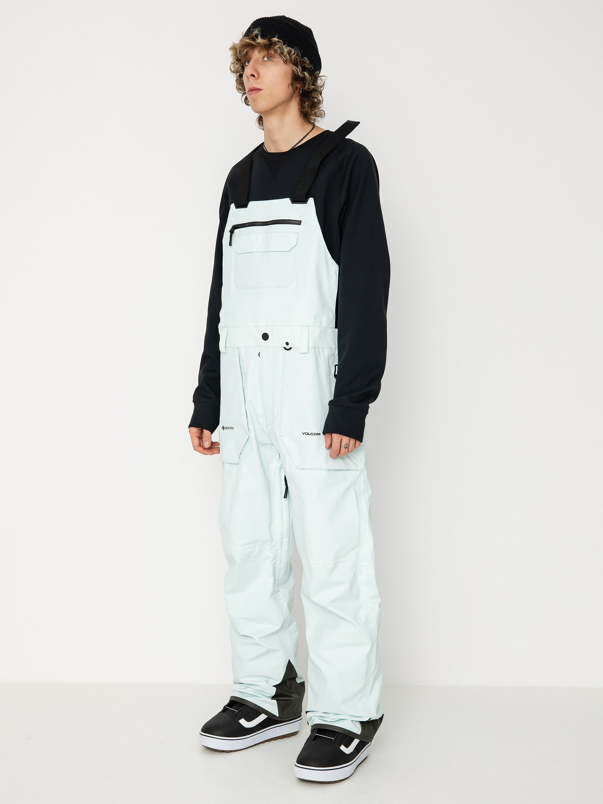 Férfi Volcom Rain Gore Tex Bib Overall Snowboard nadrág (sky)