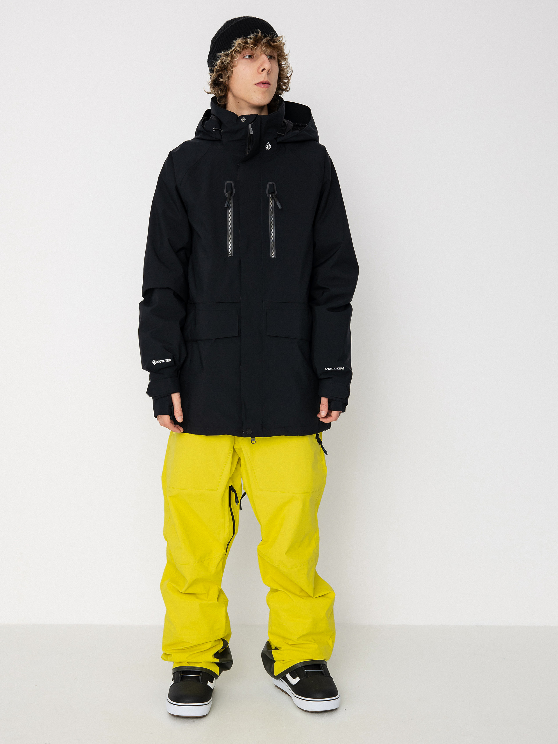 Férfi Volcom Stone Stretch Gore Tex Snowboard dzseki (black)