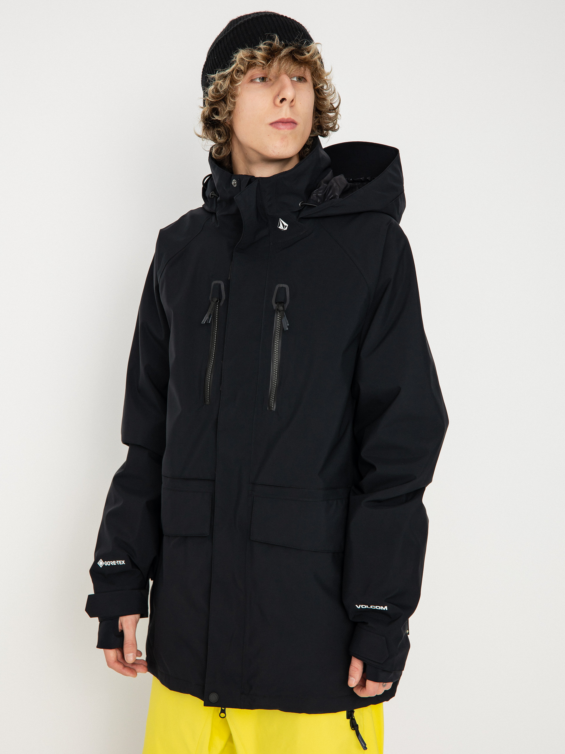 Férfi Volcom Stone Stretch Gore Tex Snowboard dzseki (black)