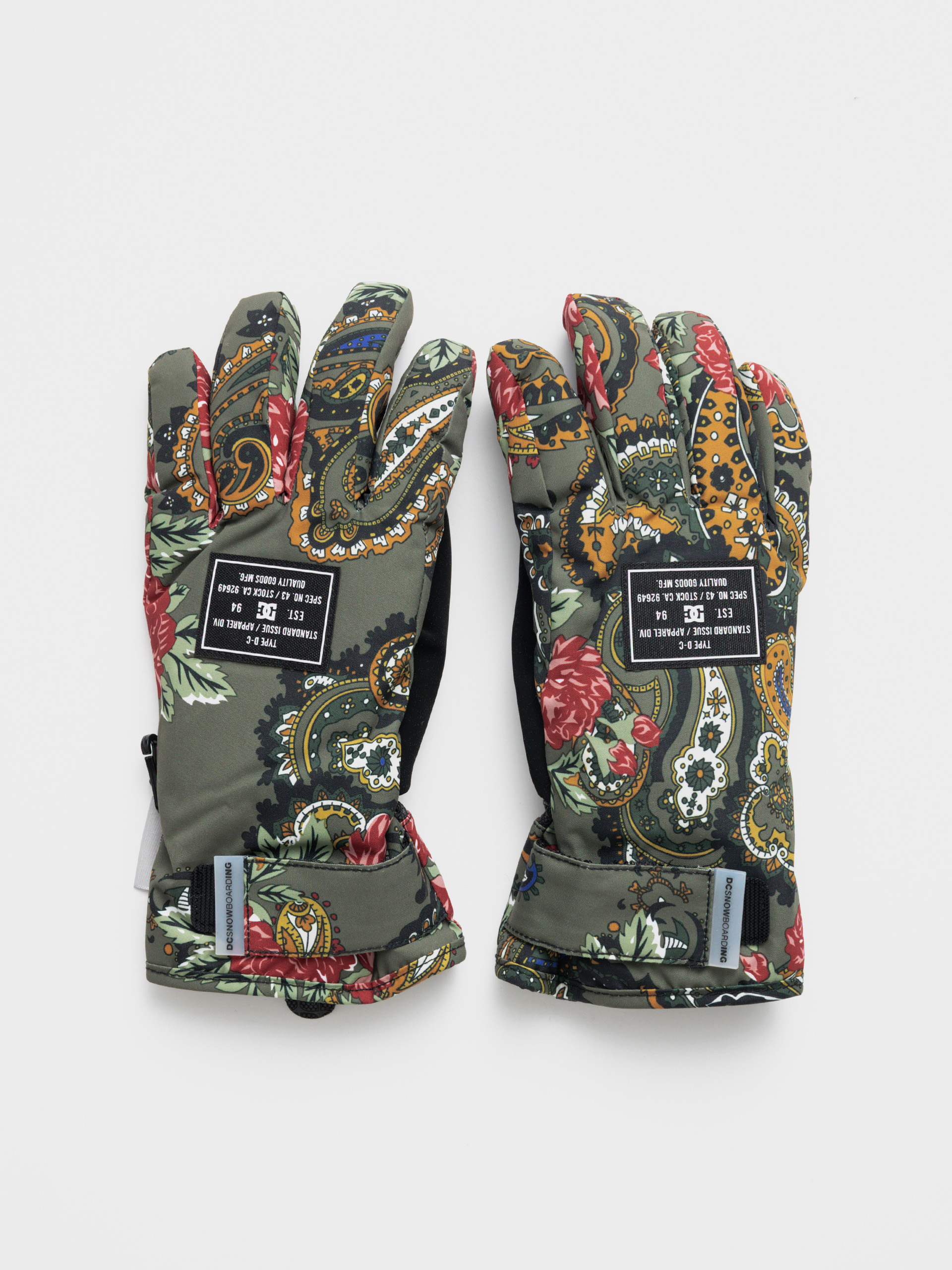 DC Franchise Kesztyű Wmn (paisley ivy green)