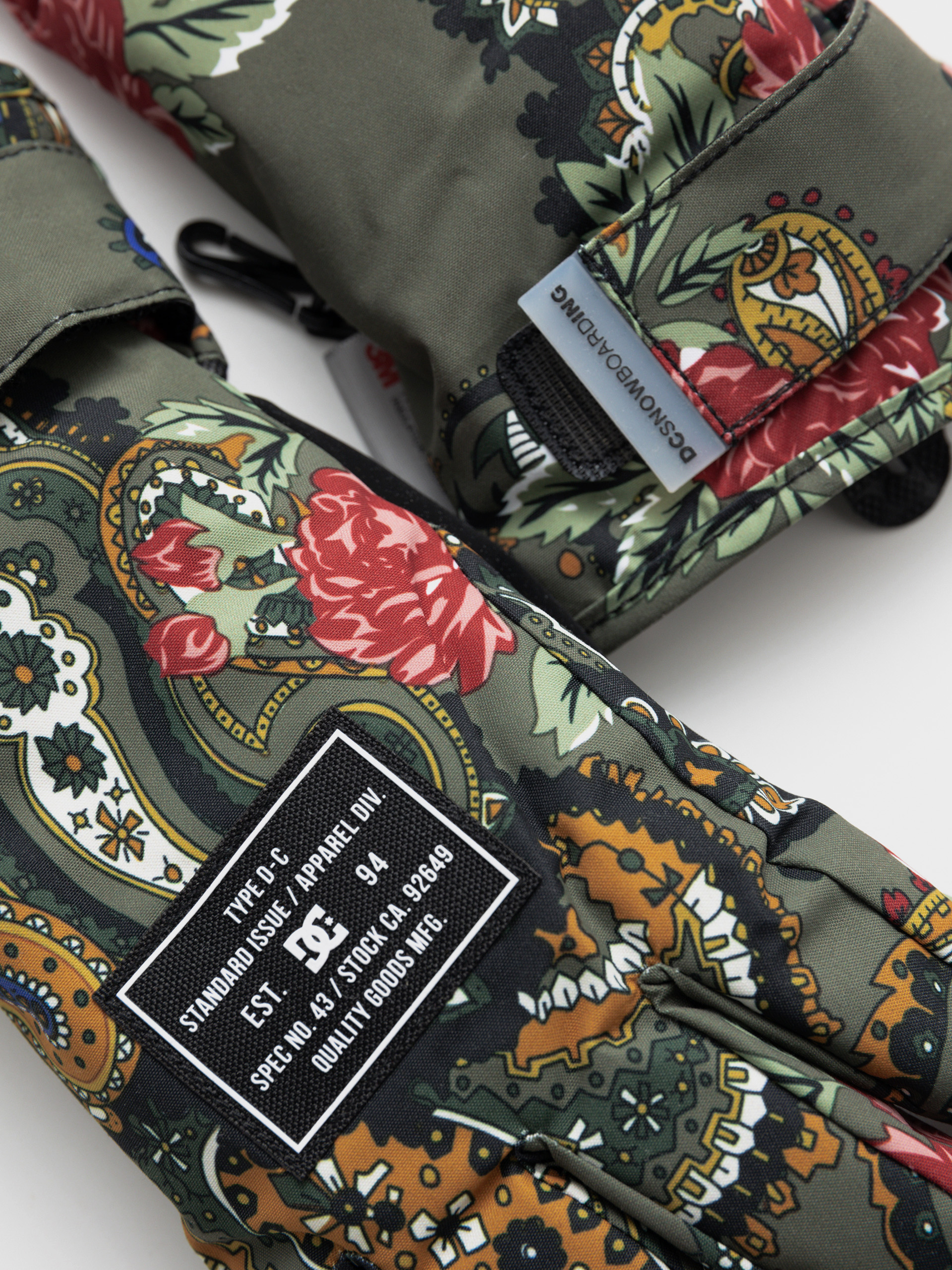 DC Franchise Kesztyű Wmn (paisley ivy green)