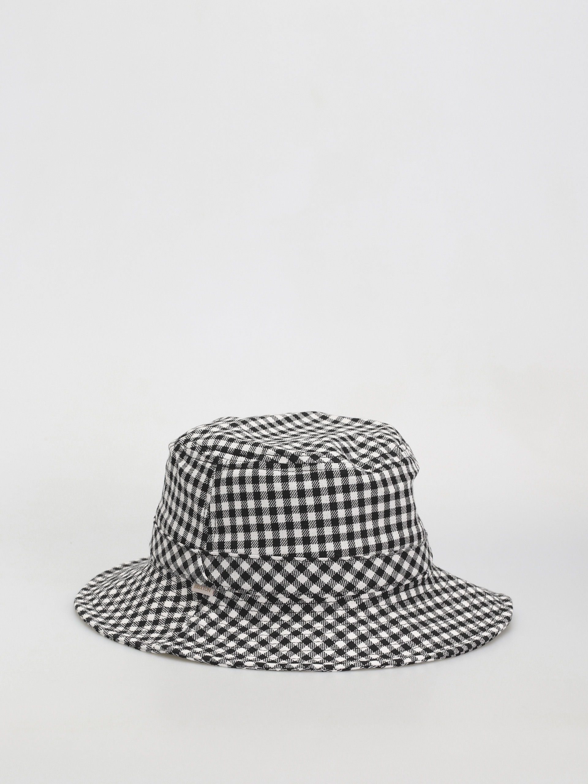 Brixton Petra Packable Bucket Hat Kalap (black gingham)