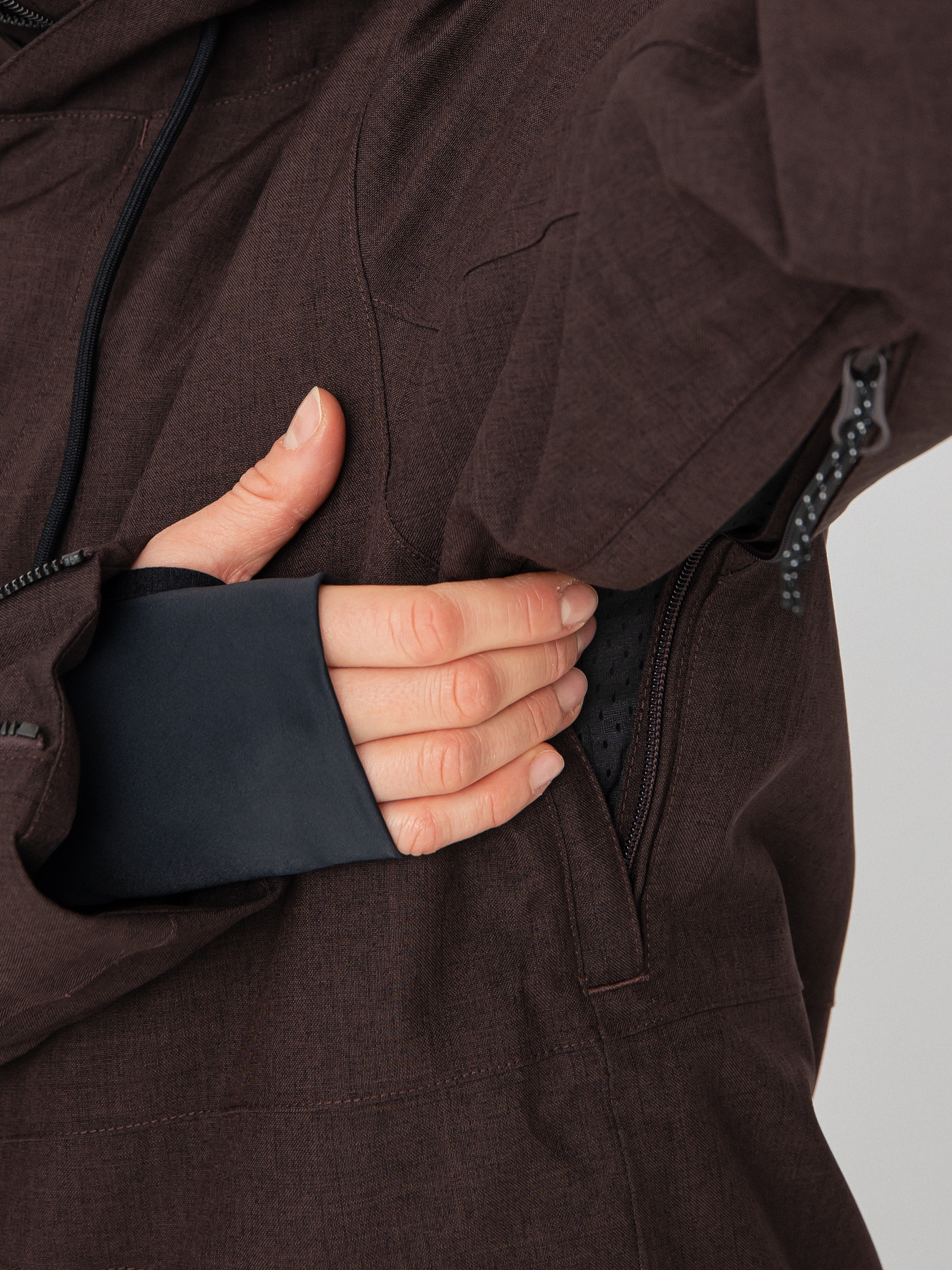 Női Volcom Sherwin Ins Snowboard dzseki (black plum)