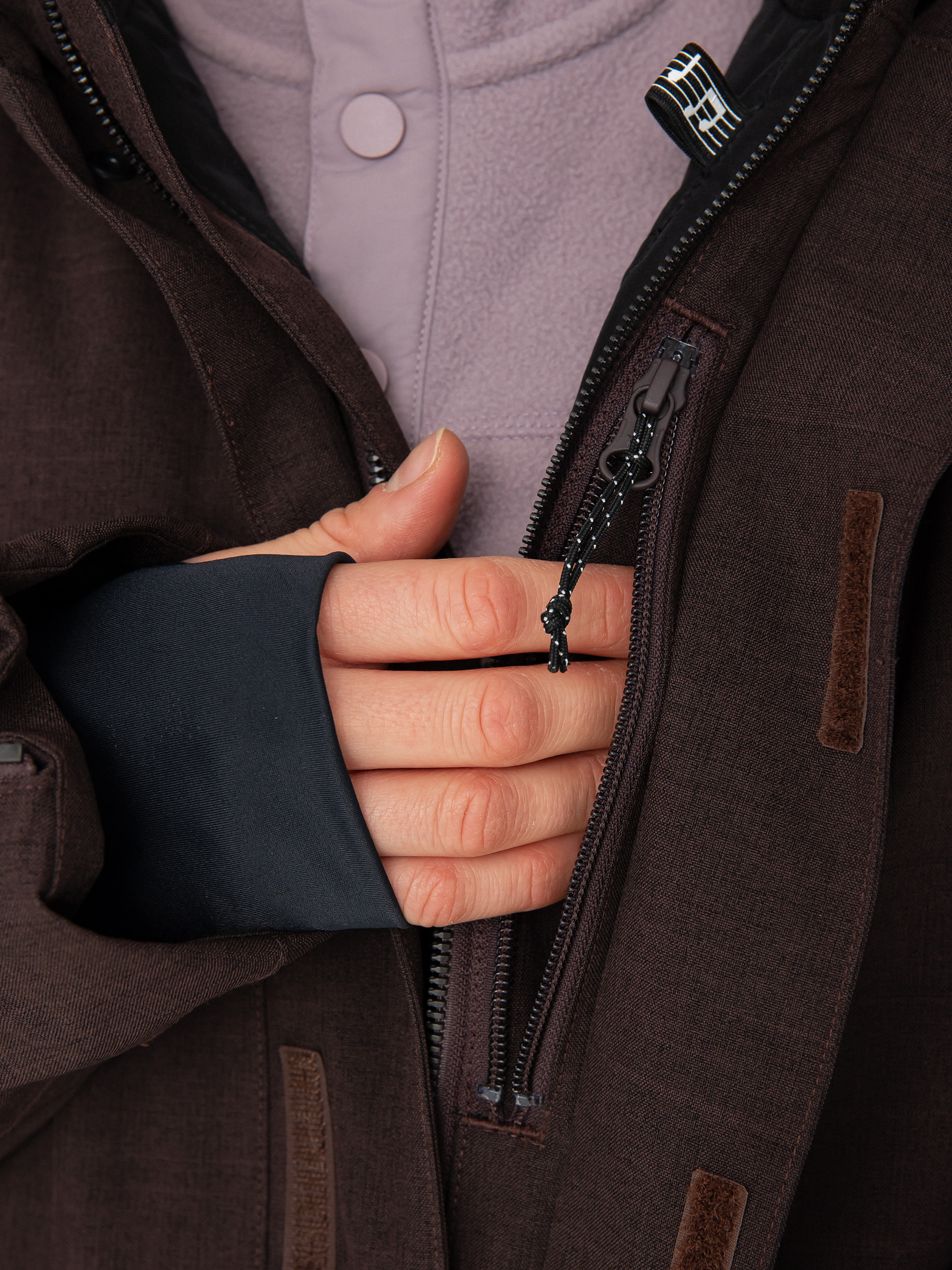 Női Volcom Sherwin Ins Snowboard dzseki (black plum)