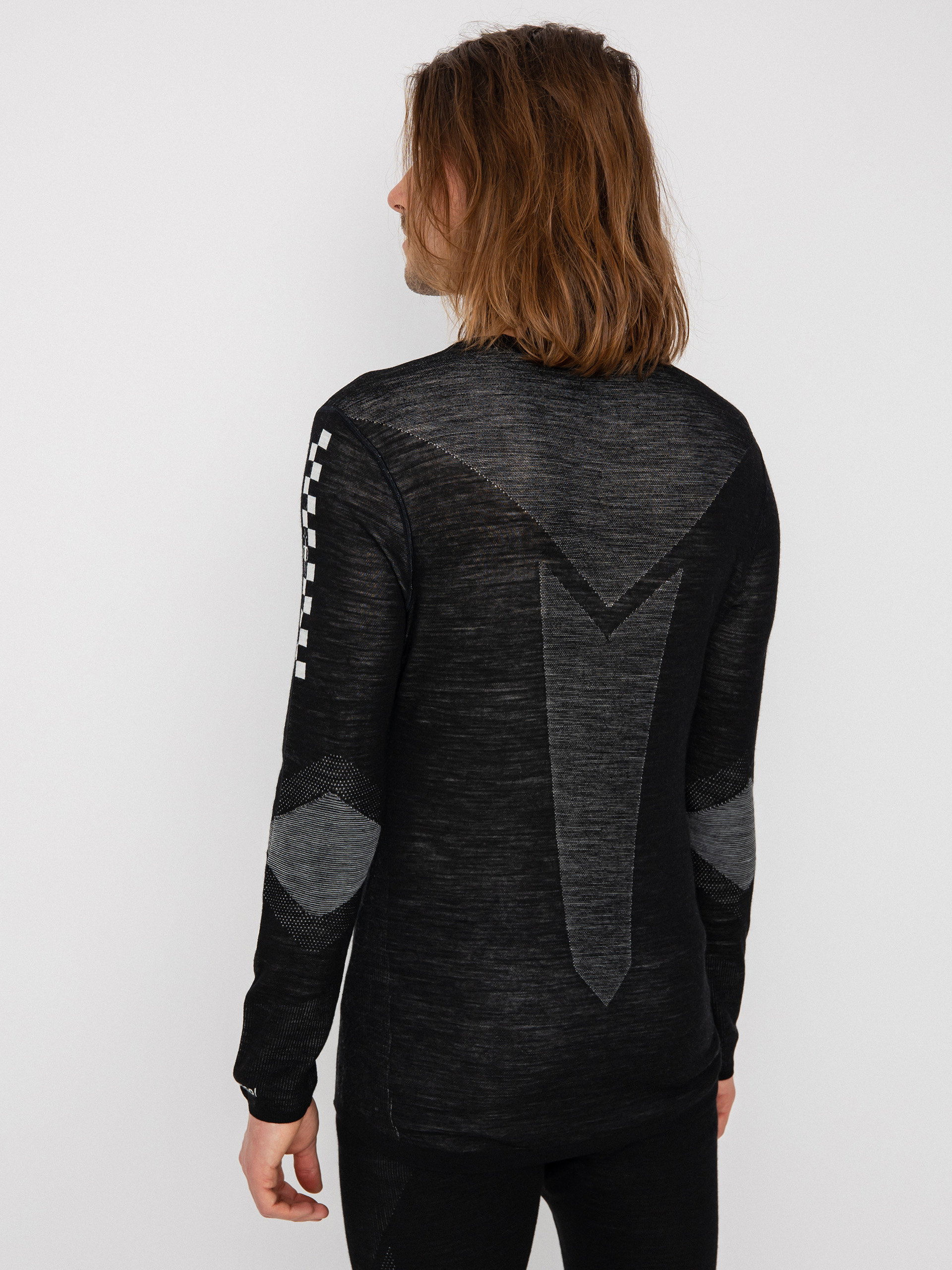 Férfi Vans X Smartwool Intraknit Merino Crew Hosszú ujjú thermo felső (black)