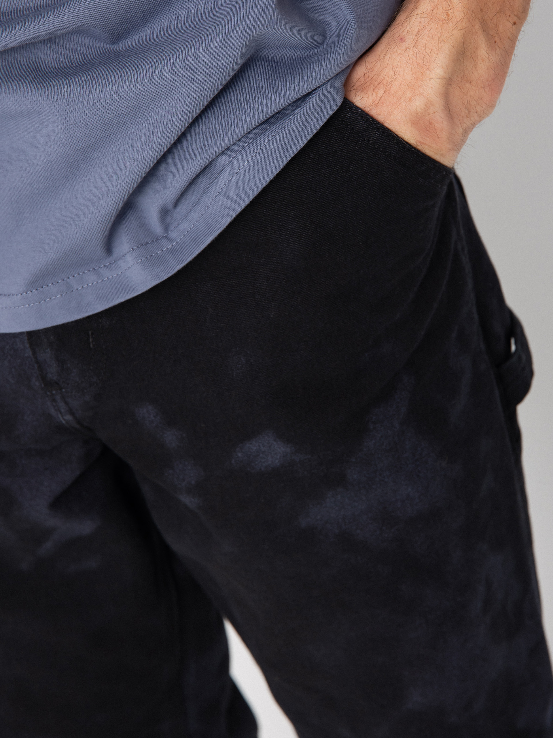 Carhartt WIP Single Knee Chromo Kisnadrág (black chromo)