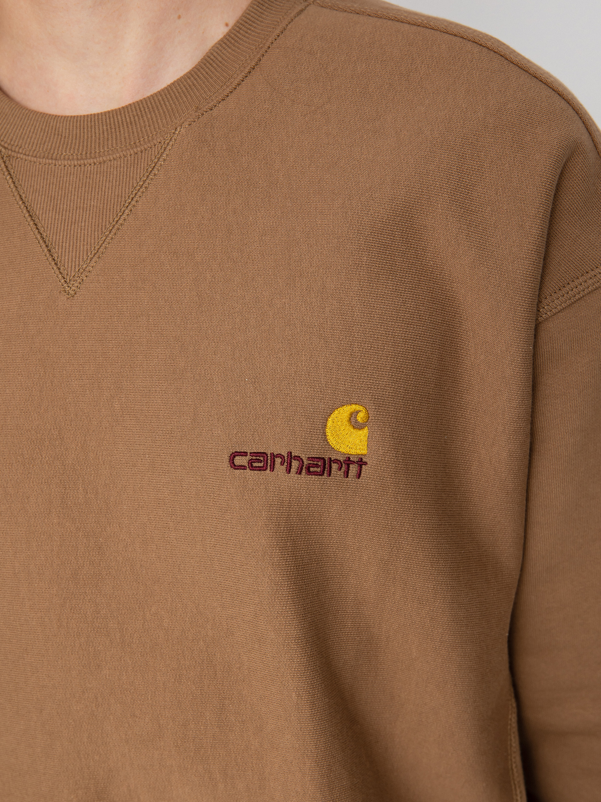 Carhartt WIP American Script Pulóver (buffalo)