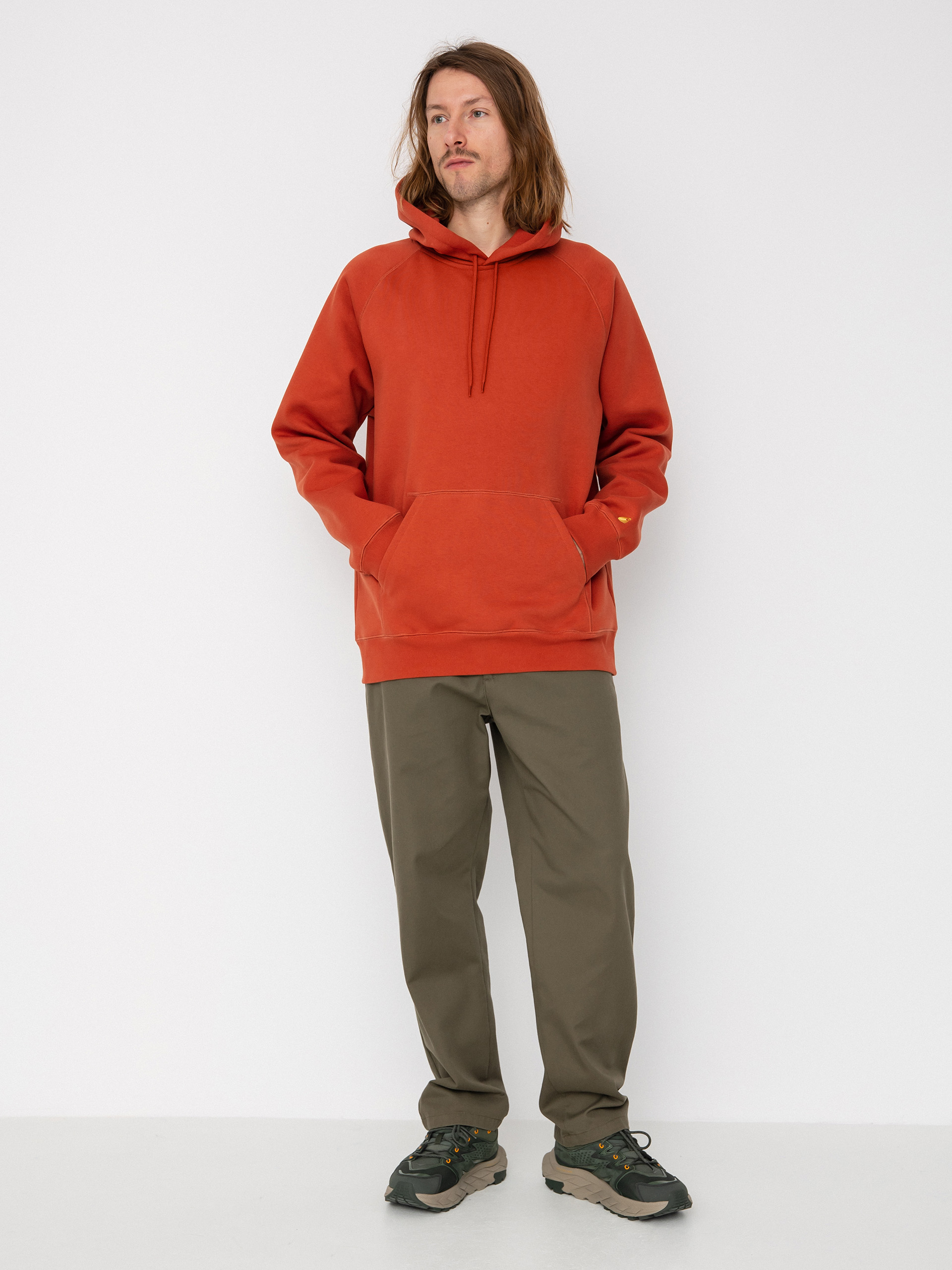 Carhartt WIP Chase HD Kapucnis pulóver (phoenix/gold)