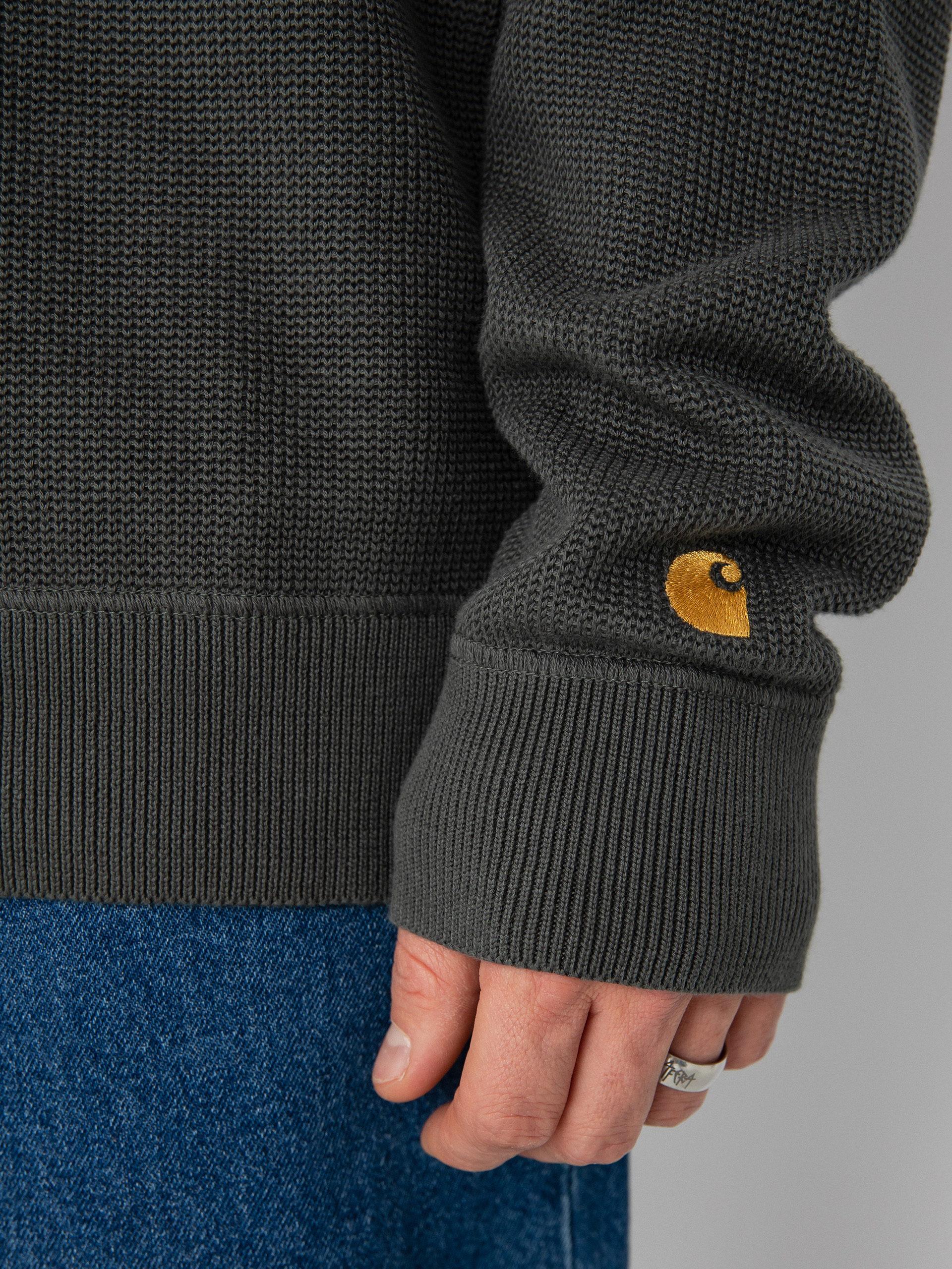 Carhartt WIP Chase Pulóver (jura/gold)