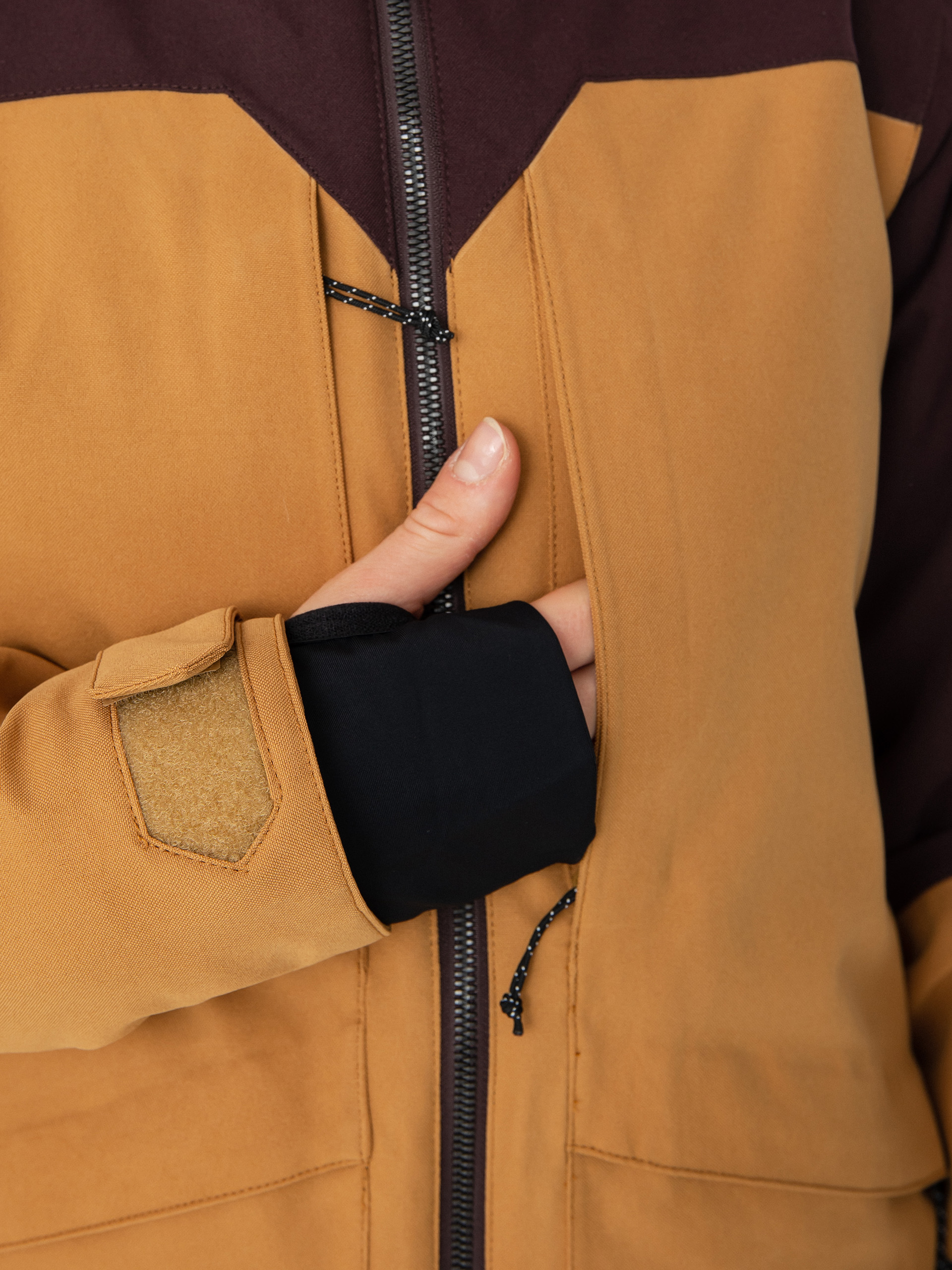 Női Volcom Shelter 3D Stretch Snowboard dzseki (caramel)