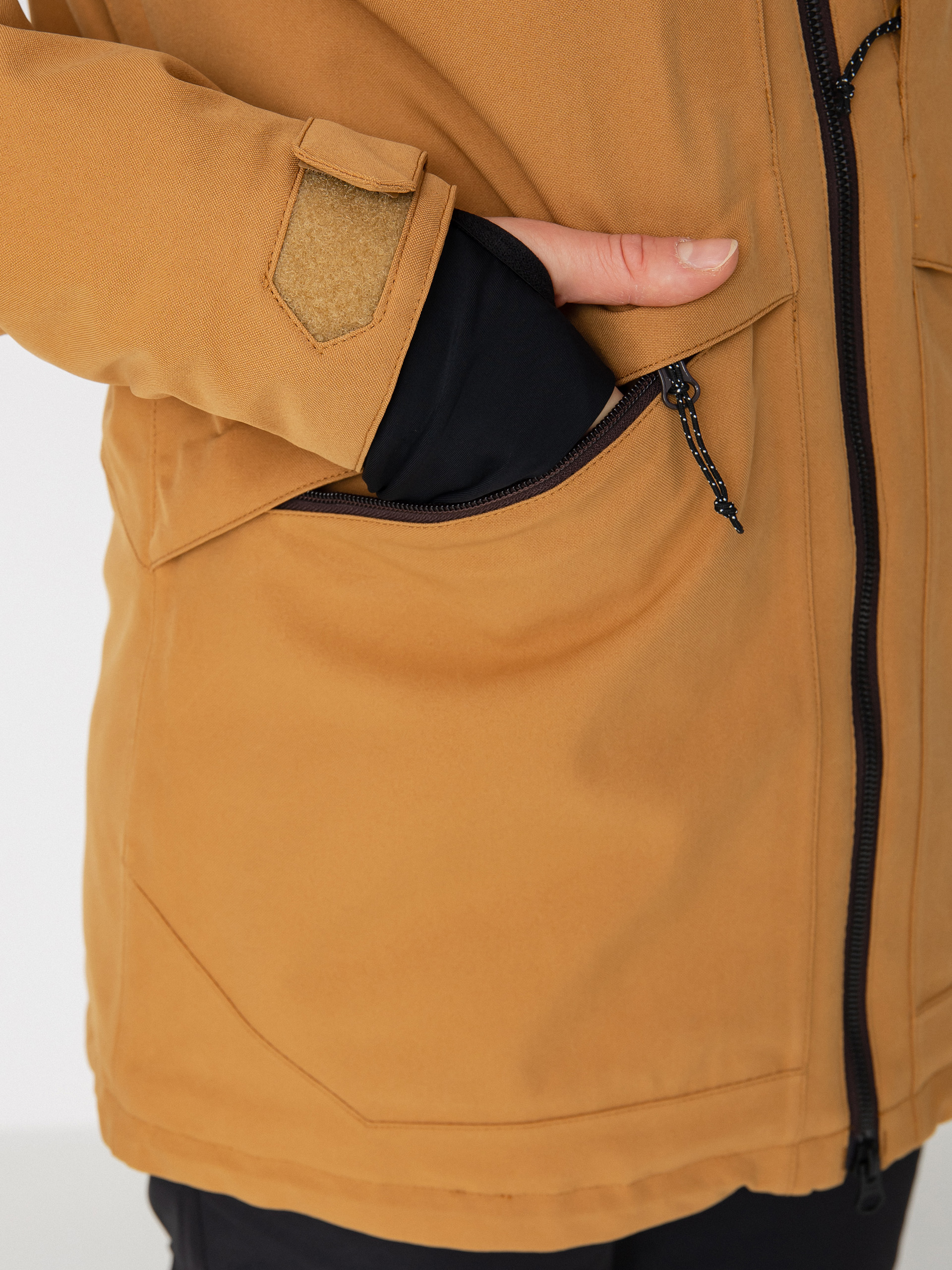 Női Volcom Shelter 3D Stretch Snowboard dzseki (caramel)