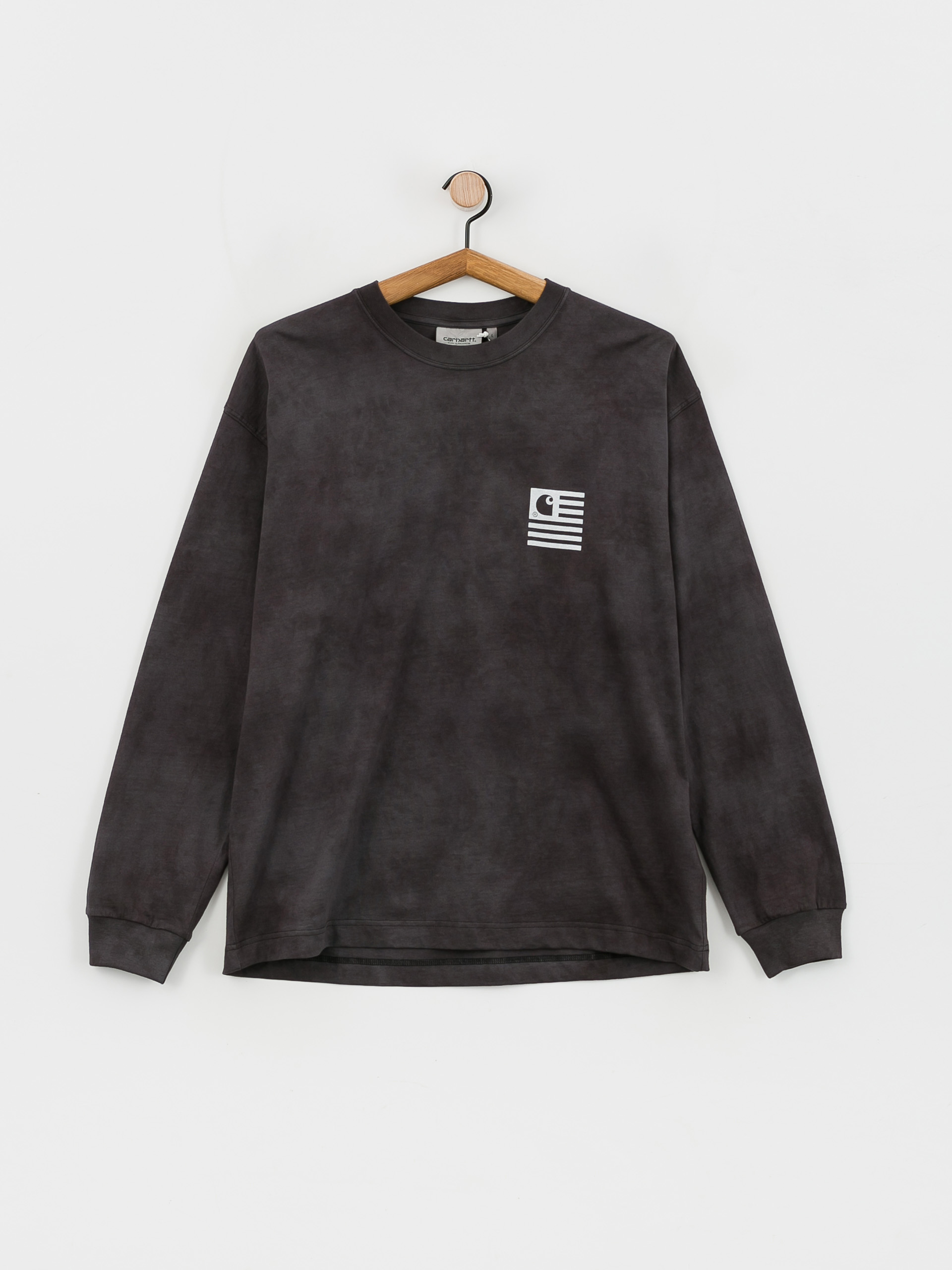 Carhartt WIP Chromo Hosszú ujjú felső (black chromo)