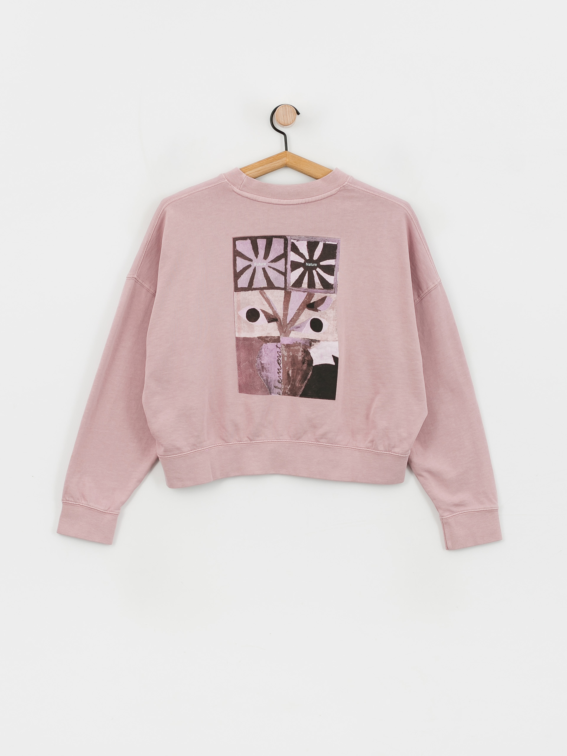 Element Stilllife Mono Pulóver Wmn (elderberry)