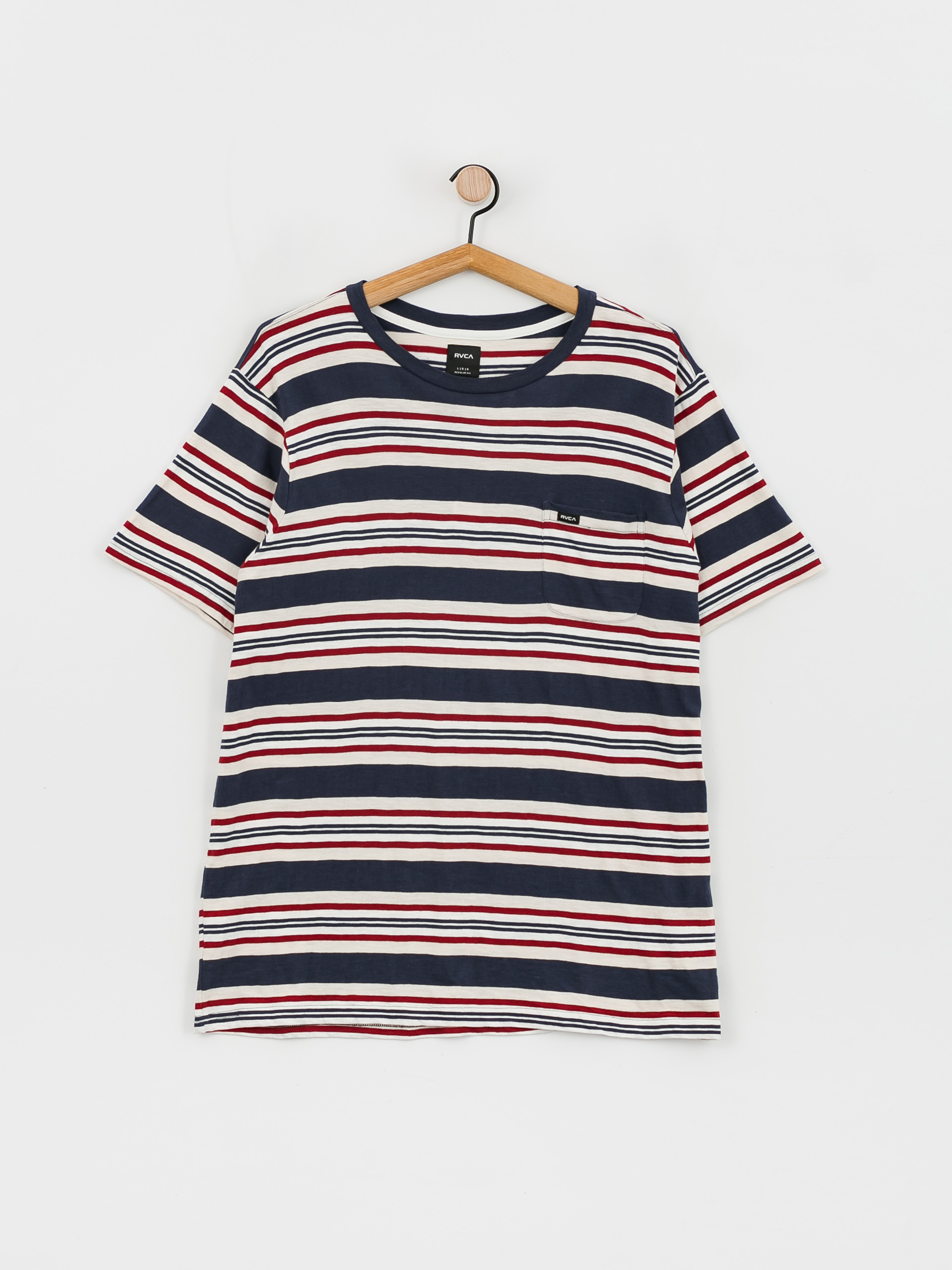 RVCA Blue Beat Stripe póló (moody blue)