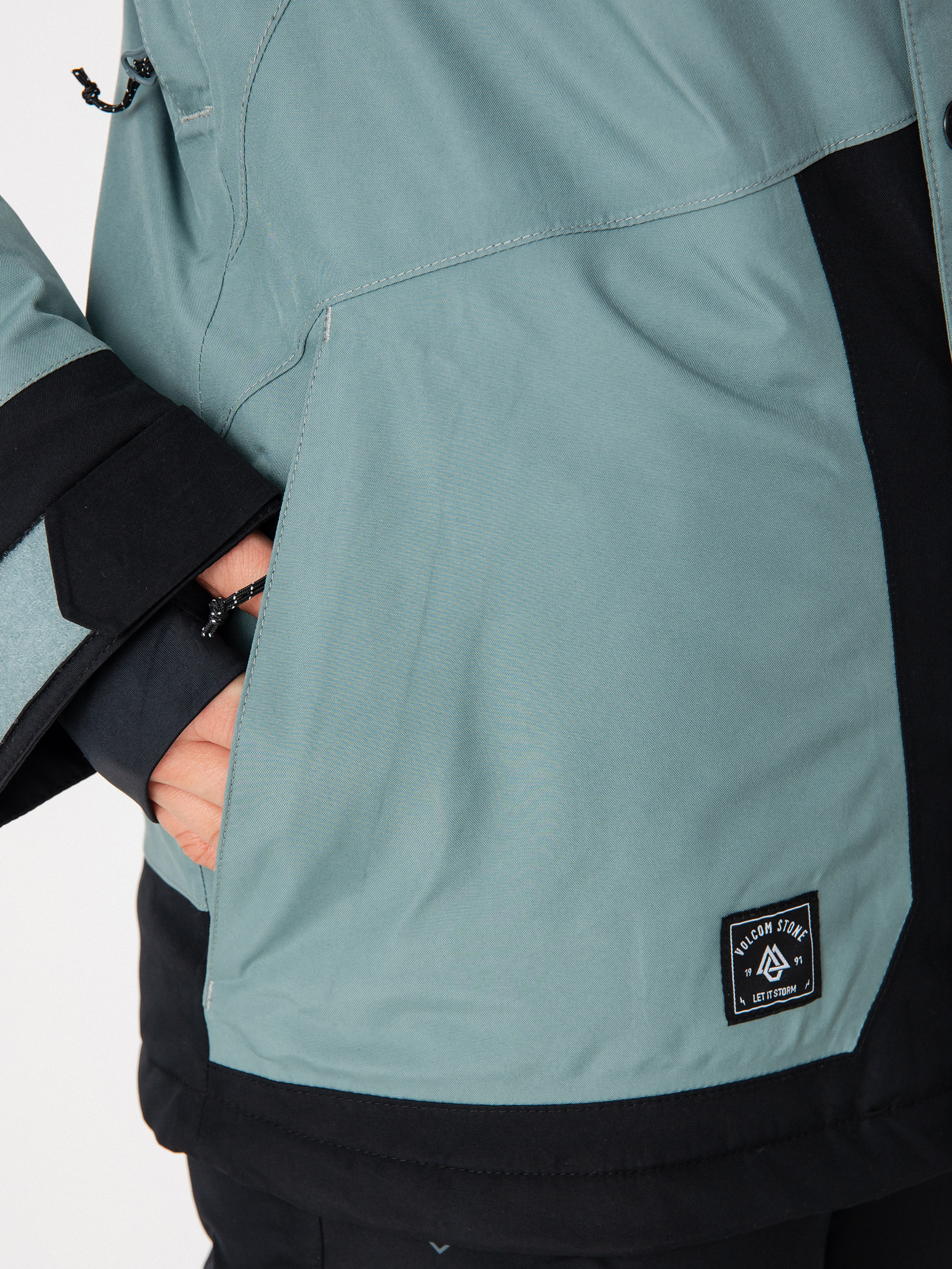 Női Volcom Ell Ins Gore Tex Snowboard dzseki (green ash)