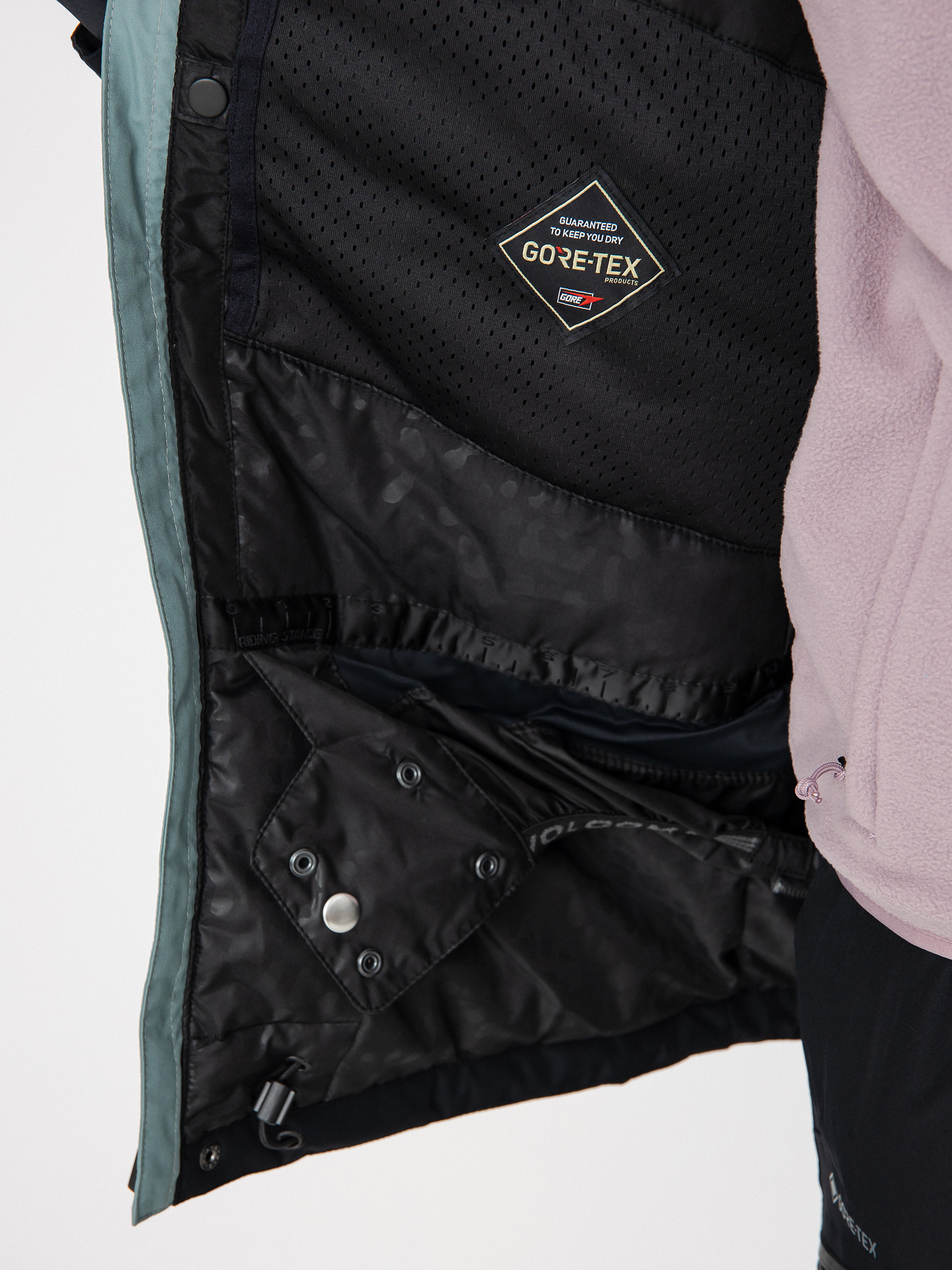 Női Volcom Ell Ins Gore Tex Snowboard dzseki (green ash)