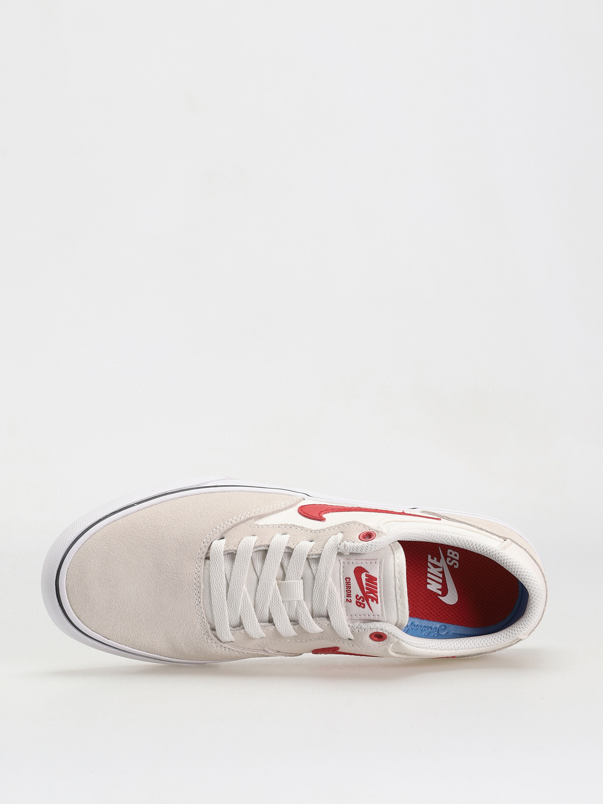 Nike SB Chron 2 Cipők (summit white/university red phantom)