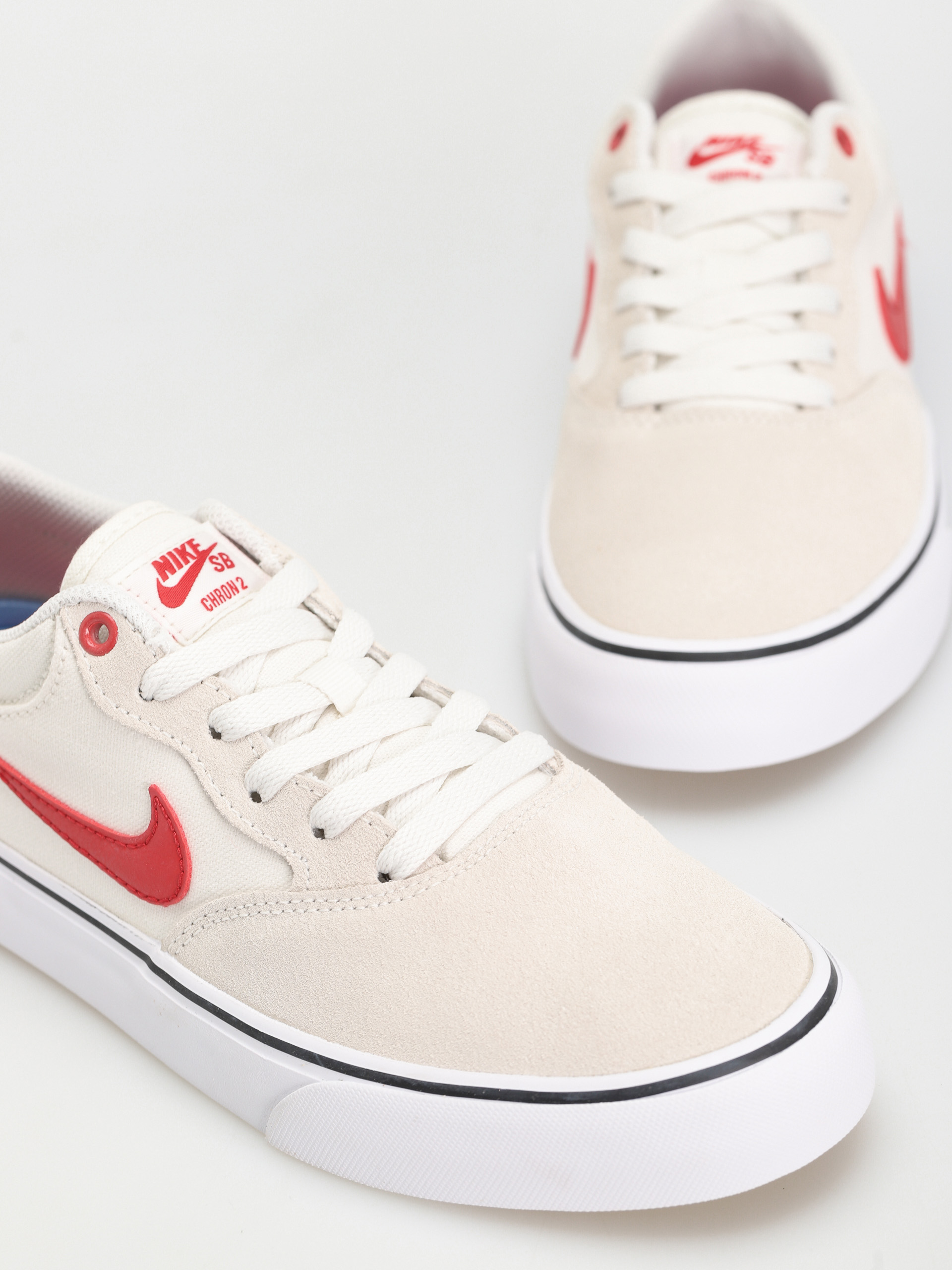 Nike SB Chron 2 Cipők (summit white/university red phantom)