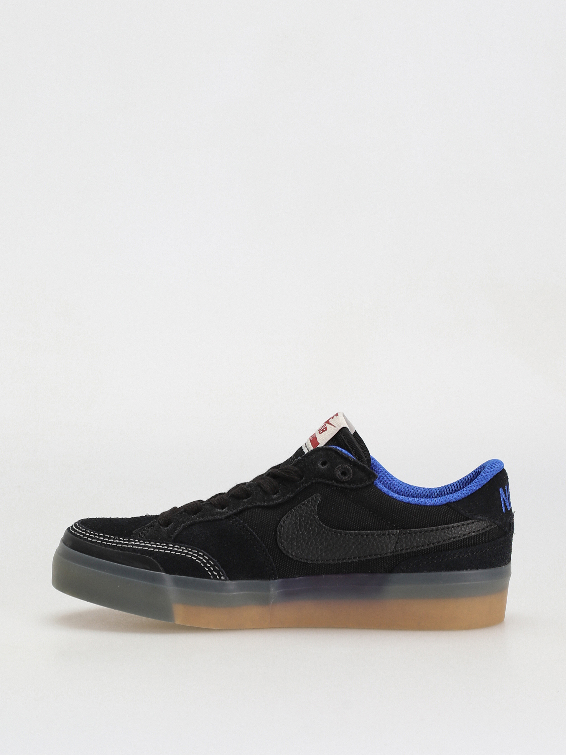 Nike SB Pogo Premium Cipők (black/black hyper royal gum light brown)