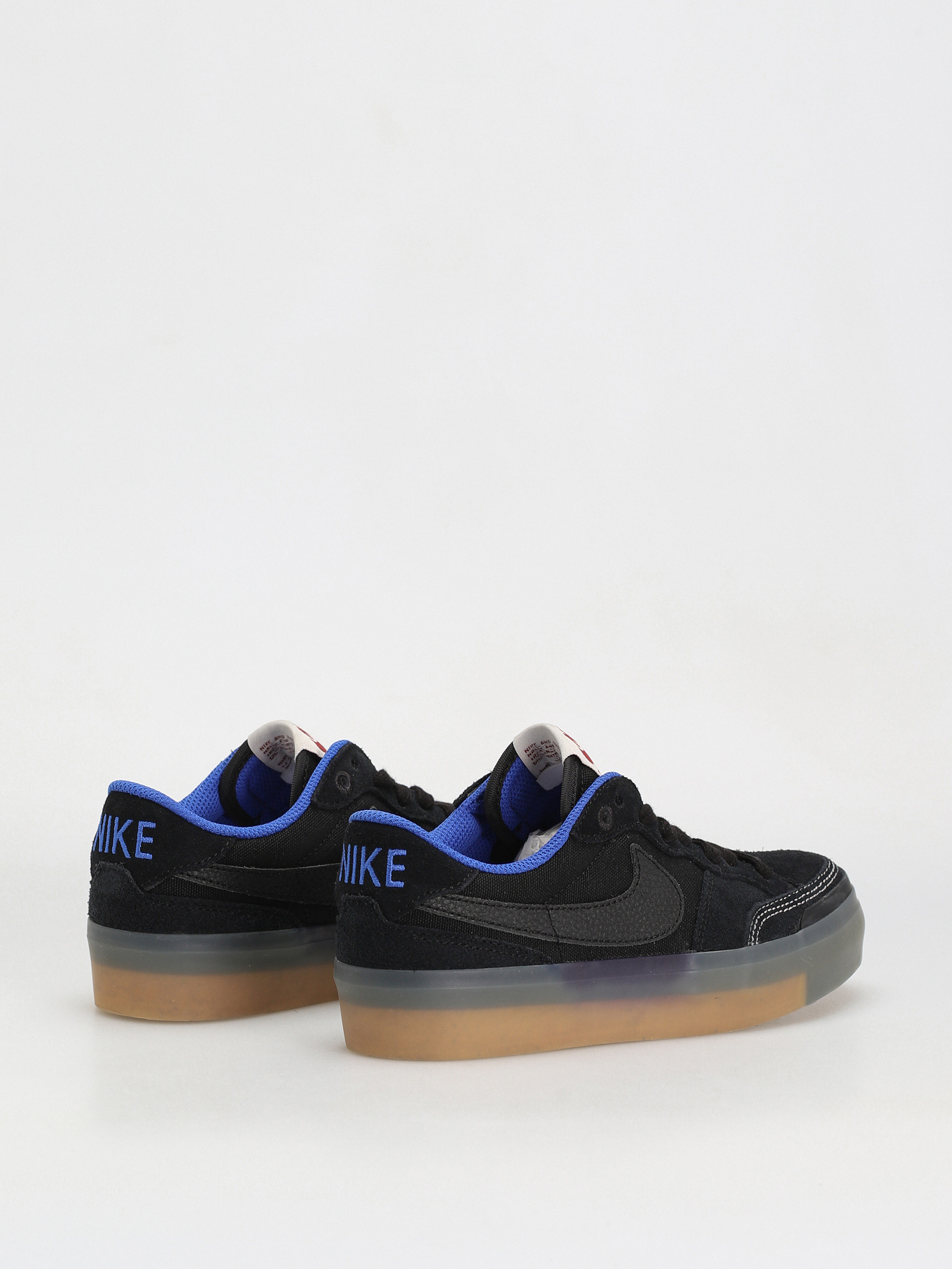 Nike SB Pogo Premium Cipők (black/black hyper royal gum light brown)