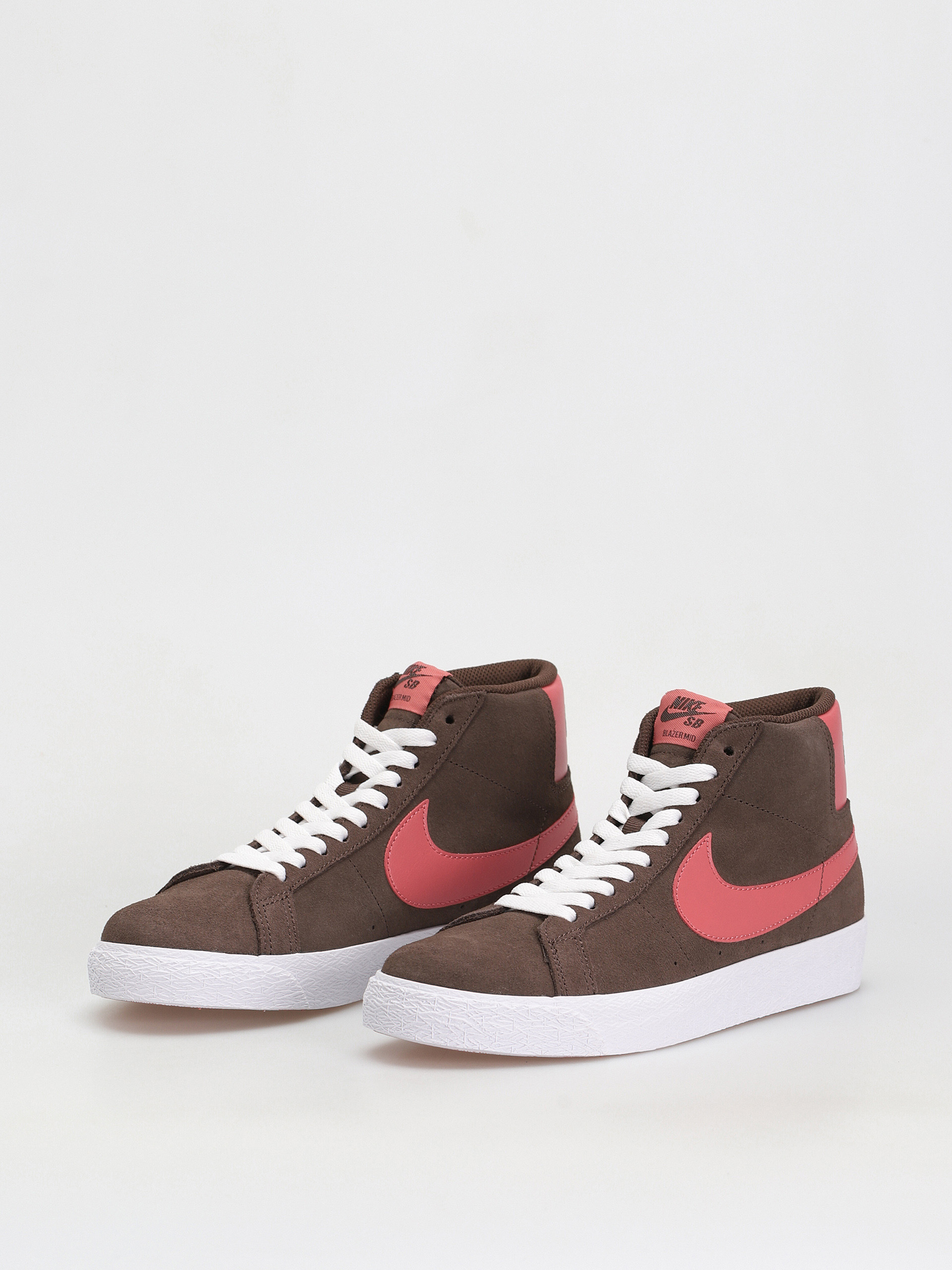 Nike SB Zoom Blazer Mid Cipők (baroque brown/adobe baroque brown white)