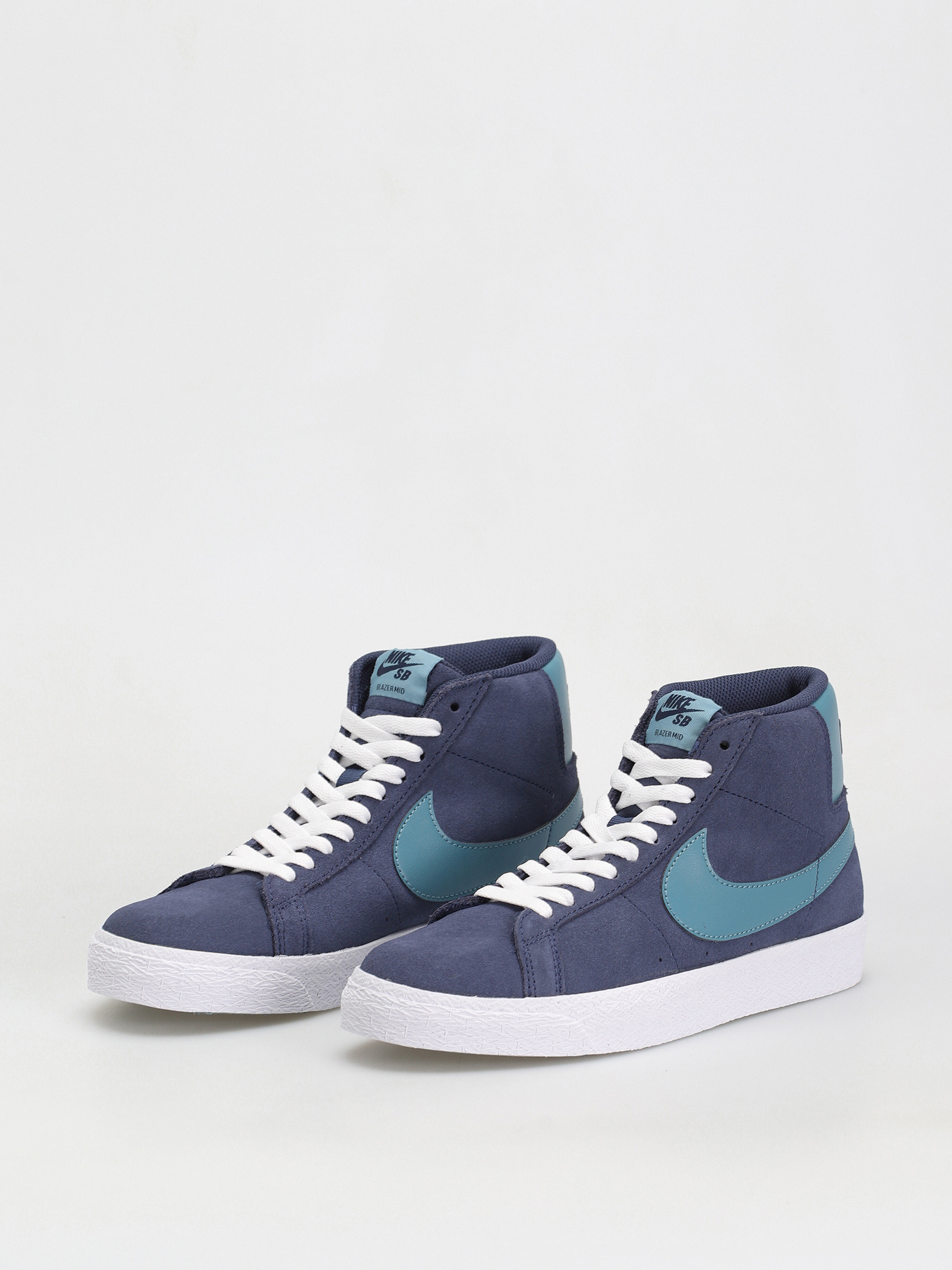 Nike SB Zoom Blazer Mid Cipők (midnight navy/noise aqua midnight navy)