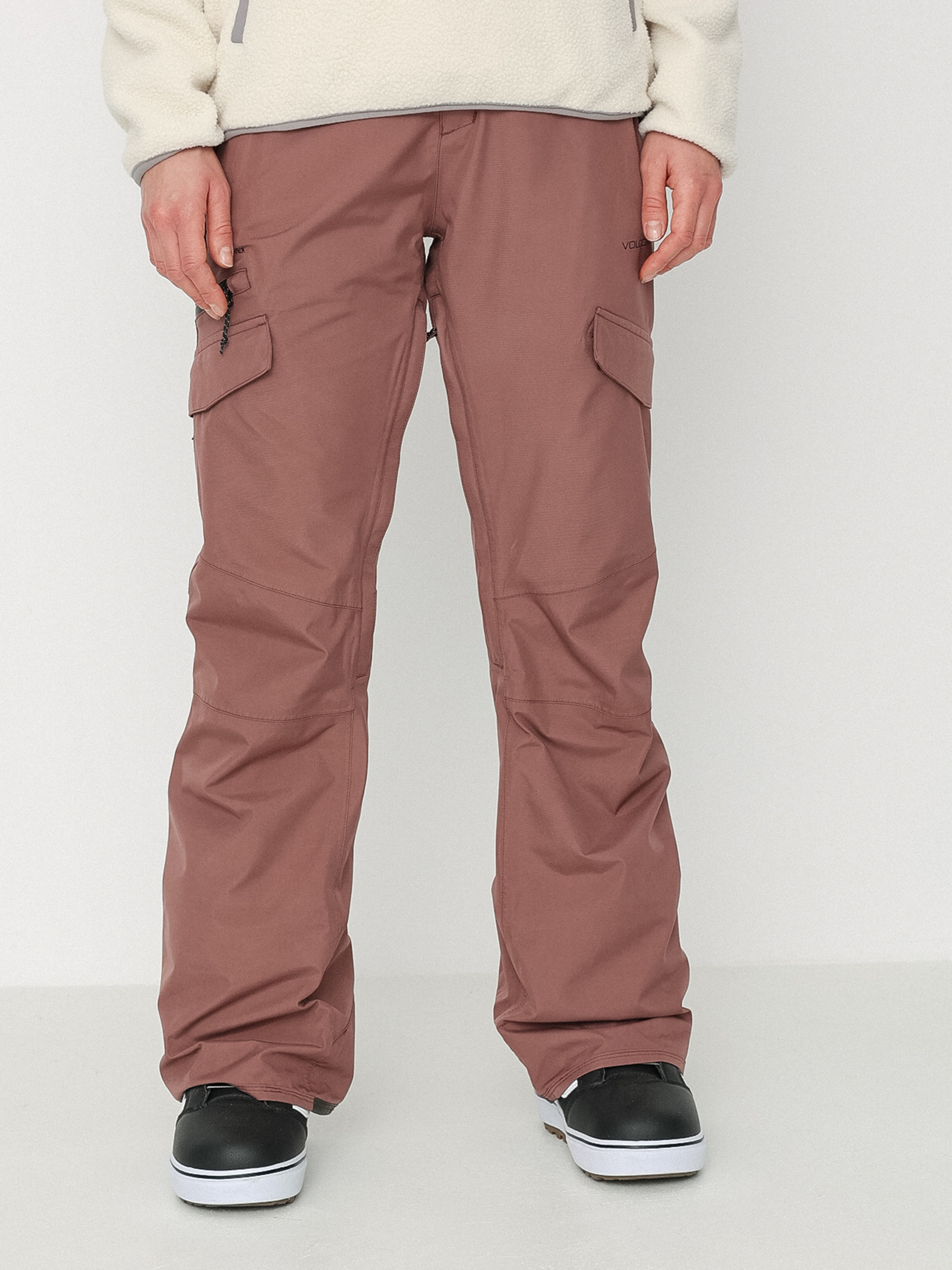 Női Volcom Aston Gore Tex Snowboard nadrág (rosewood)
