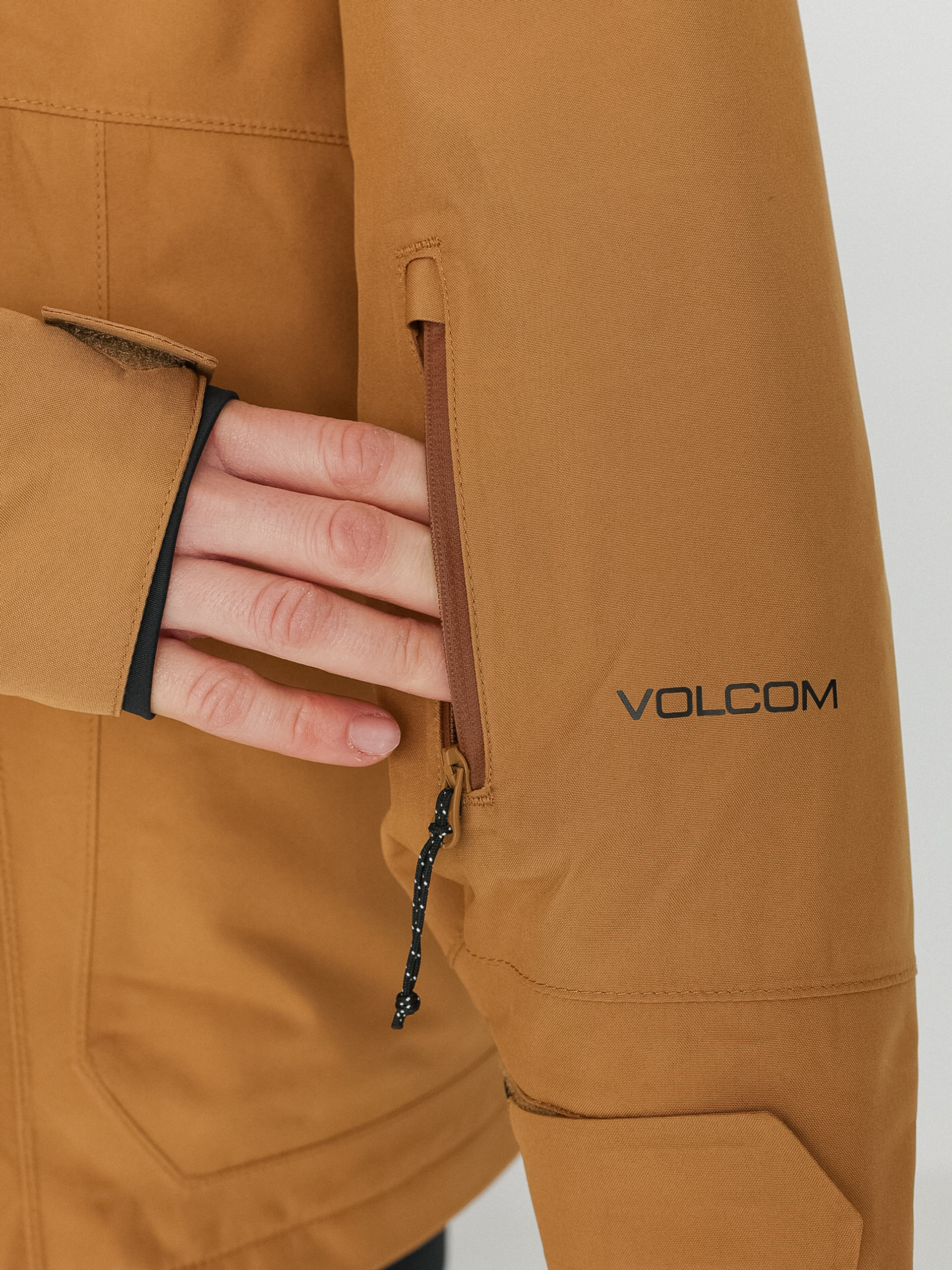 Női Volcom Ell Ins Gore Tex Snowboard dzseki (caramel)