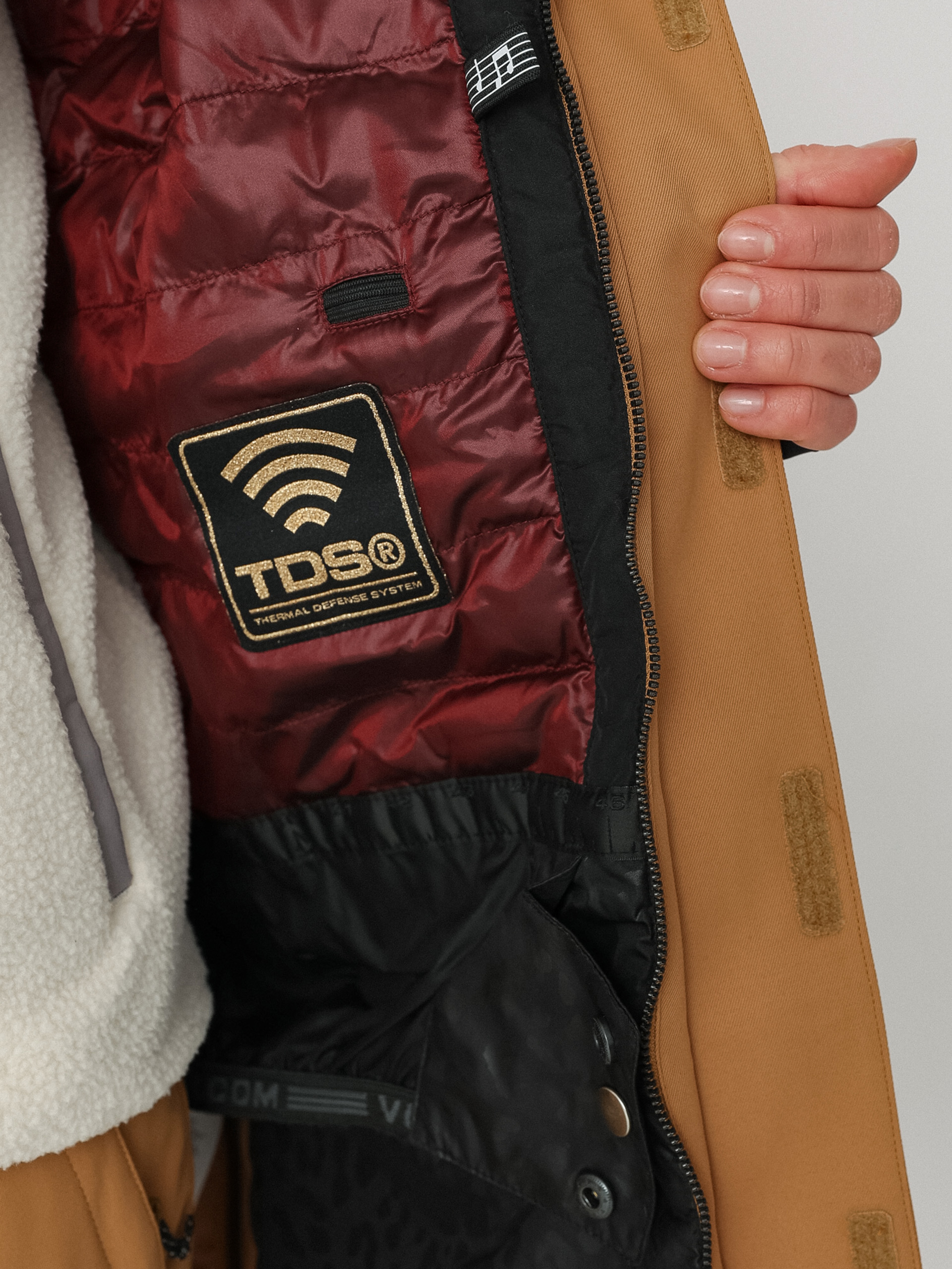 Női Volcom Paxson 2L Tds Inf Parka Snowboard dzseki (caramel)