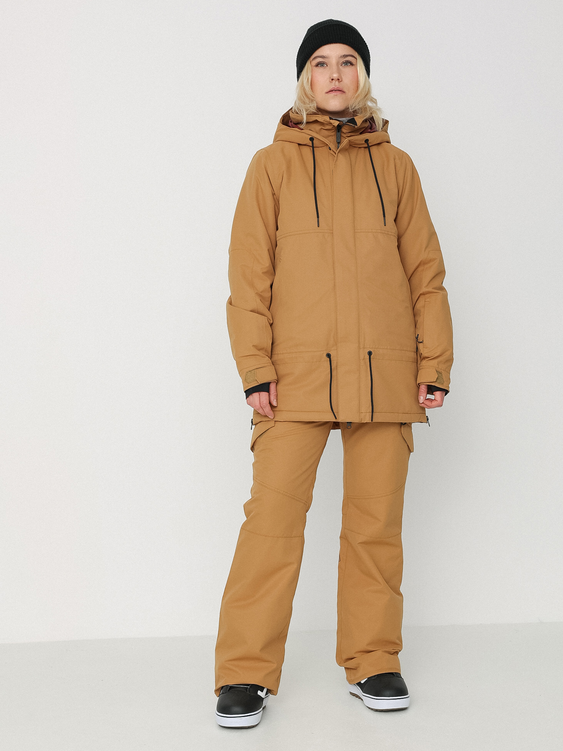 Volcom Paxson 2L Tds Inf Parka Snowboard dzseki Wmn (caramel)