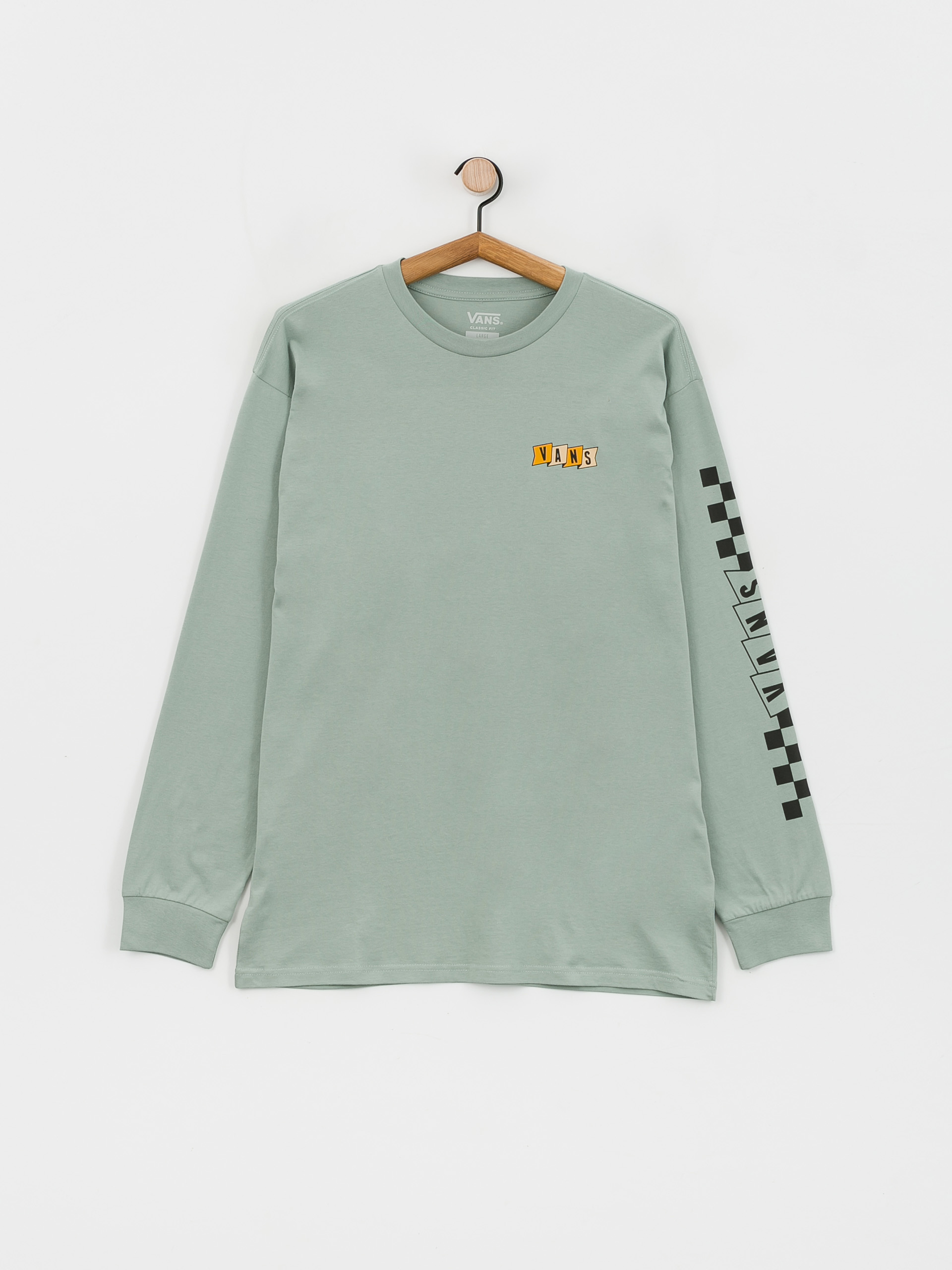 Vans Banner Logo Hosszú ujjú felső (chinois green)