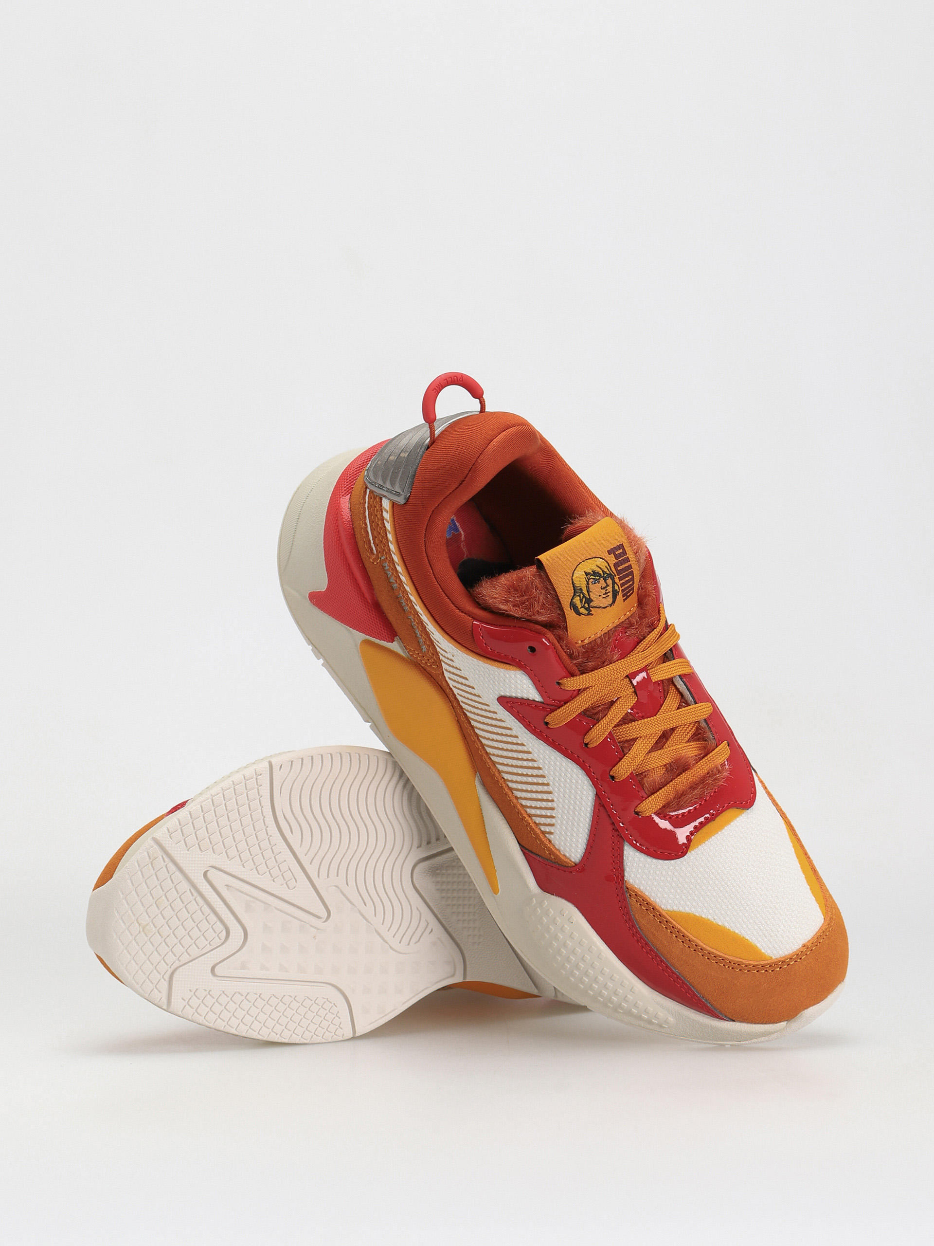 Puma Rs X He Man Cipők (orange brick/high risk red)