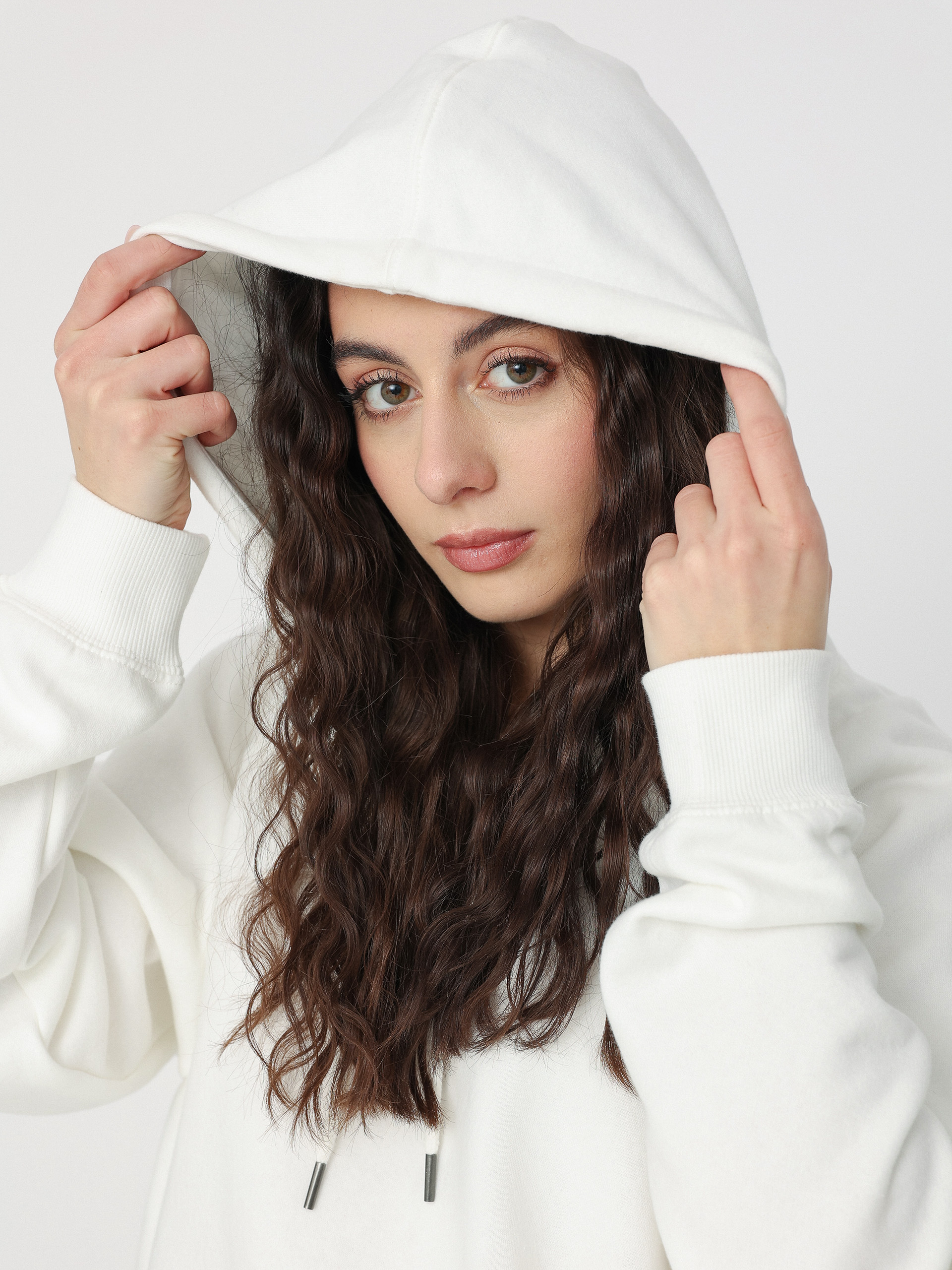 Volcom Truly Stoked Bf HD Kapucnis pulóver (star white)