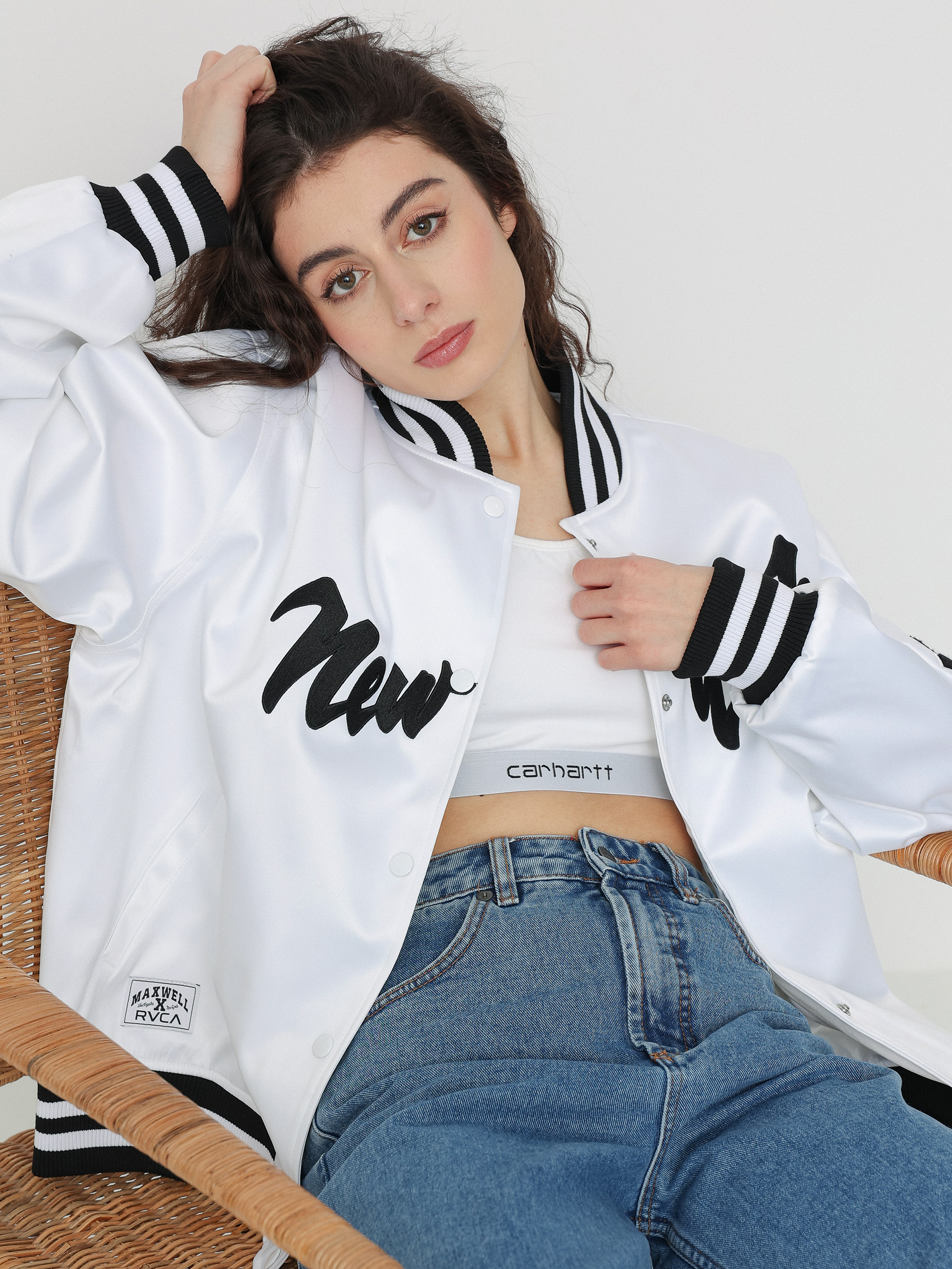 RVCA Stopper Dzseki Wmn (whisper white)