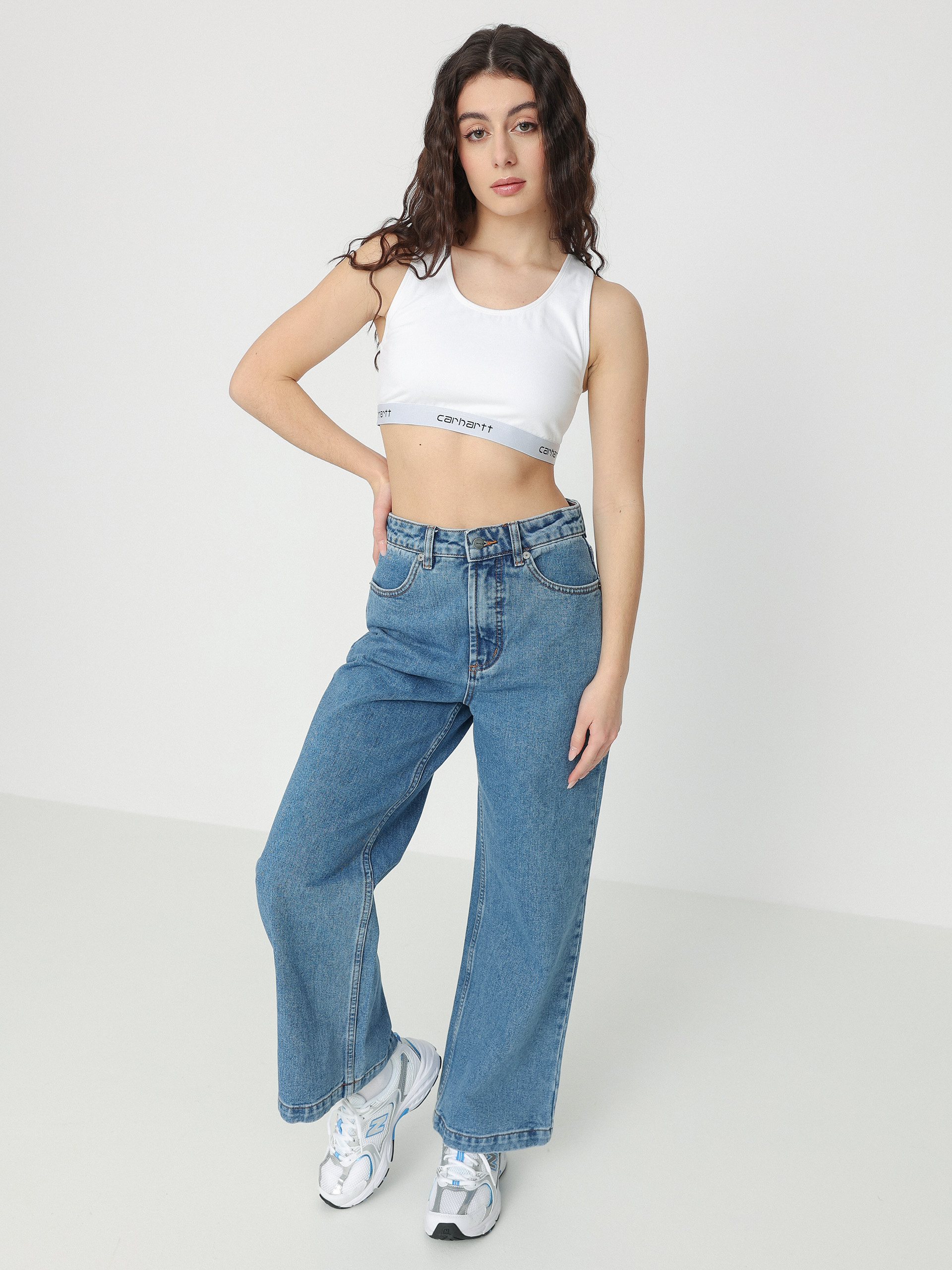 Carhartt WIP Top Script Racer Tank Alsónemű Wmn (white)