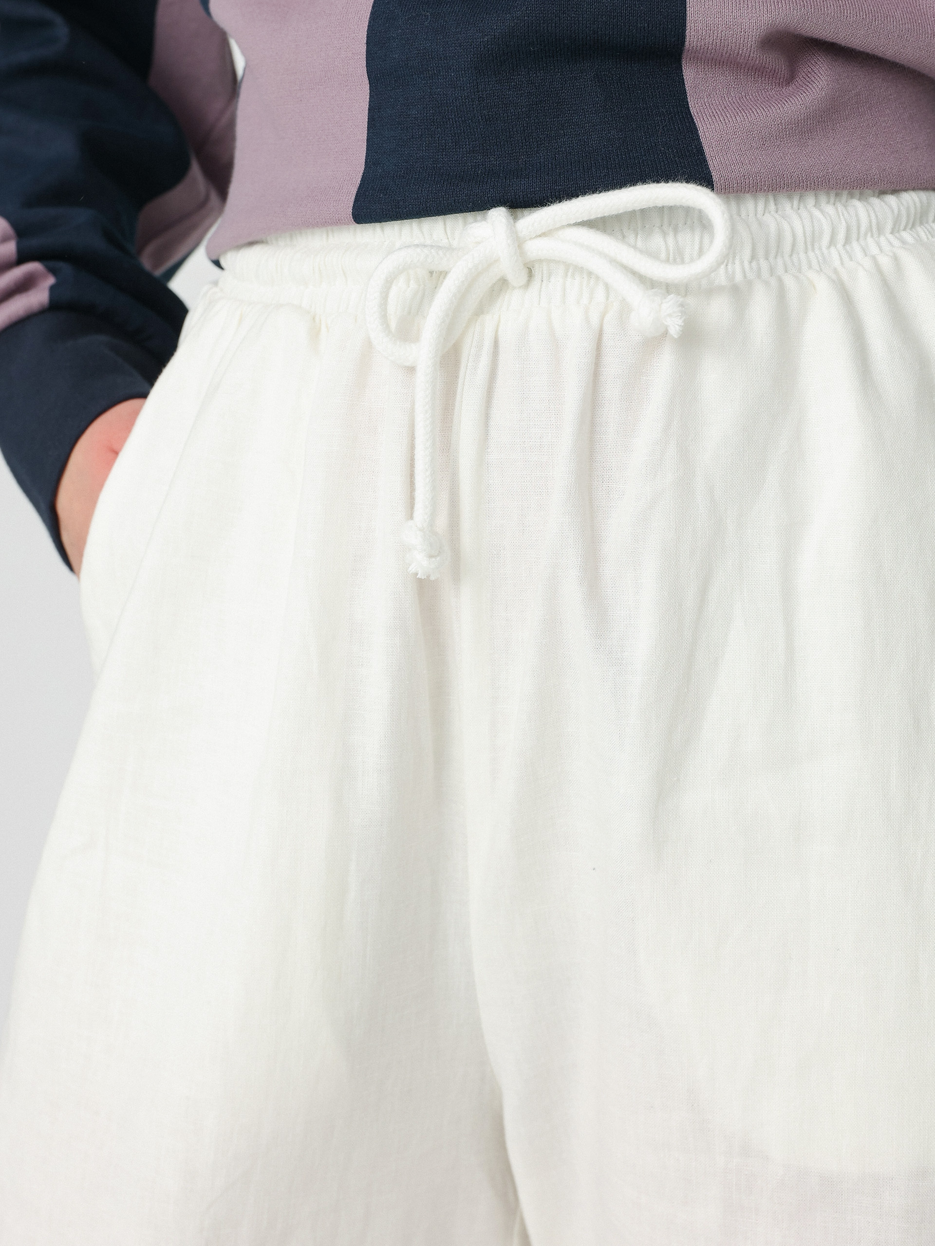 adidas Originals Linen Tp Kisnadrág Wmn (nondye)