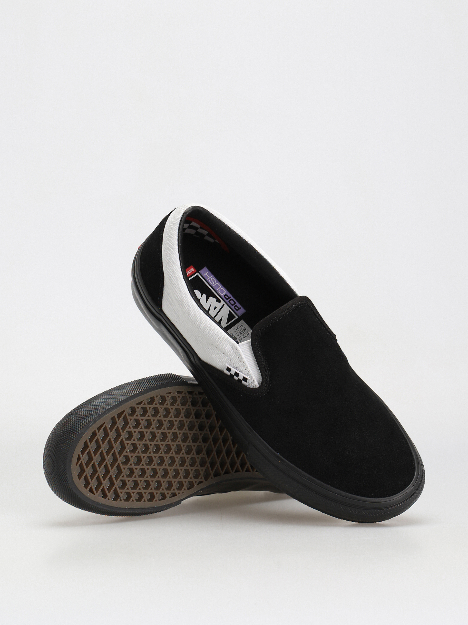 Vans Skate Slip On Cipők (black/black/white)