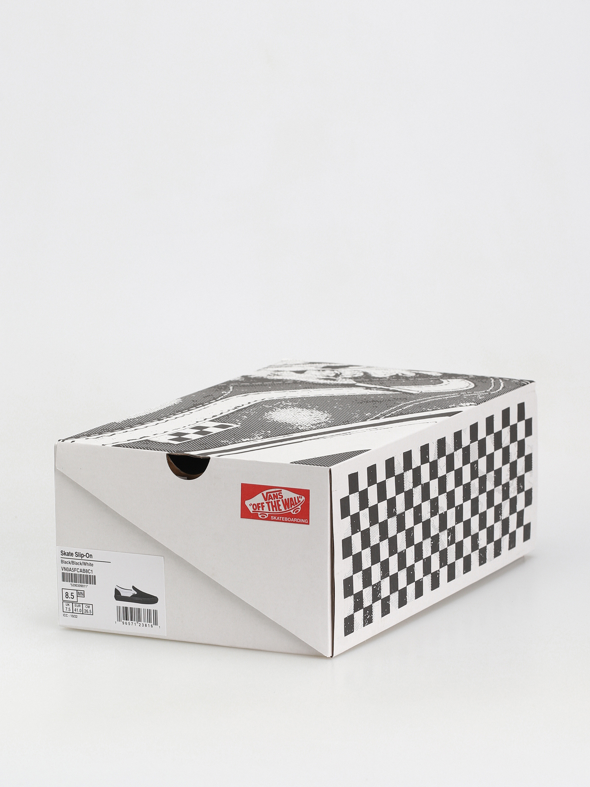 Vans Skate Slip On Cipők (black/black/white)